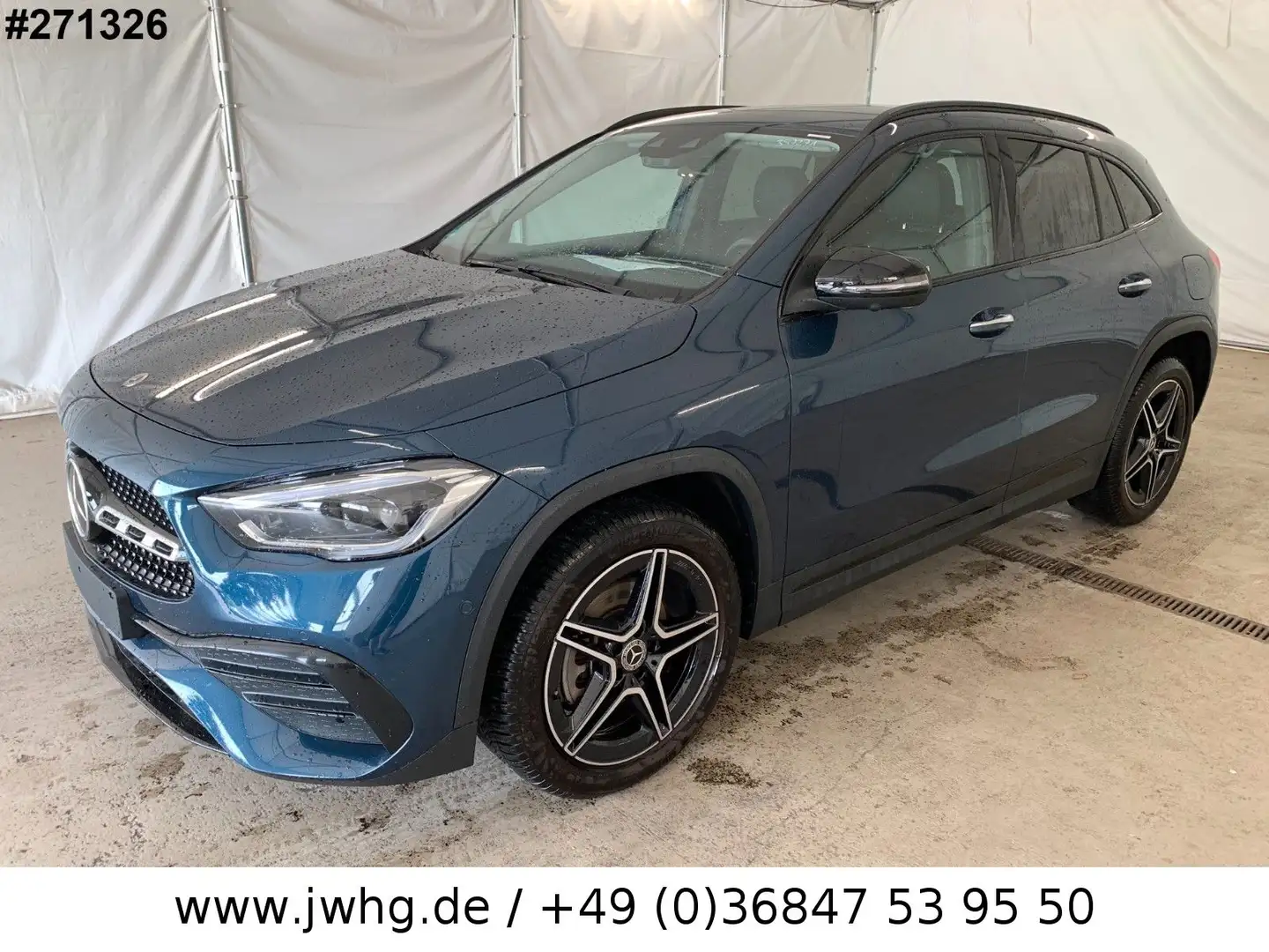 Mercedes-Benz GLA 250 e 2x AMG Line Multibeam Widescreen 360K. Blau - 1