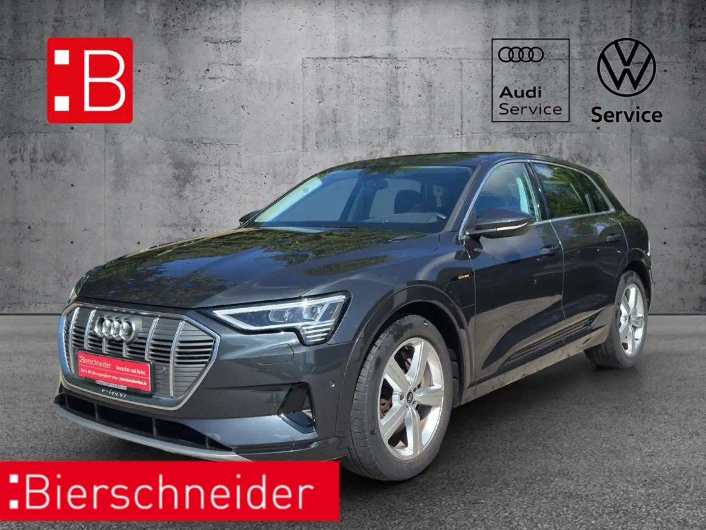 Audi e-tron 55 qu. advanced LED 20 S-SITZE B&O PANO LUFT AHK K Gris - 1