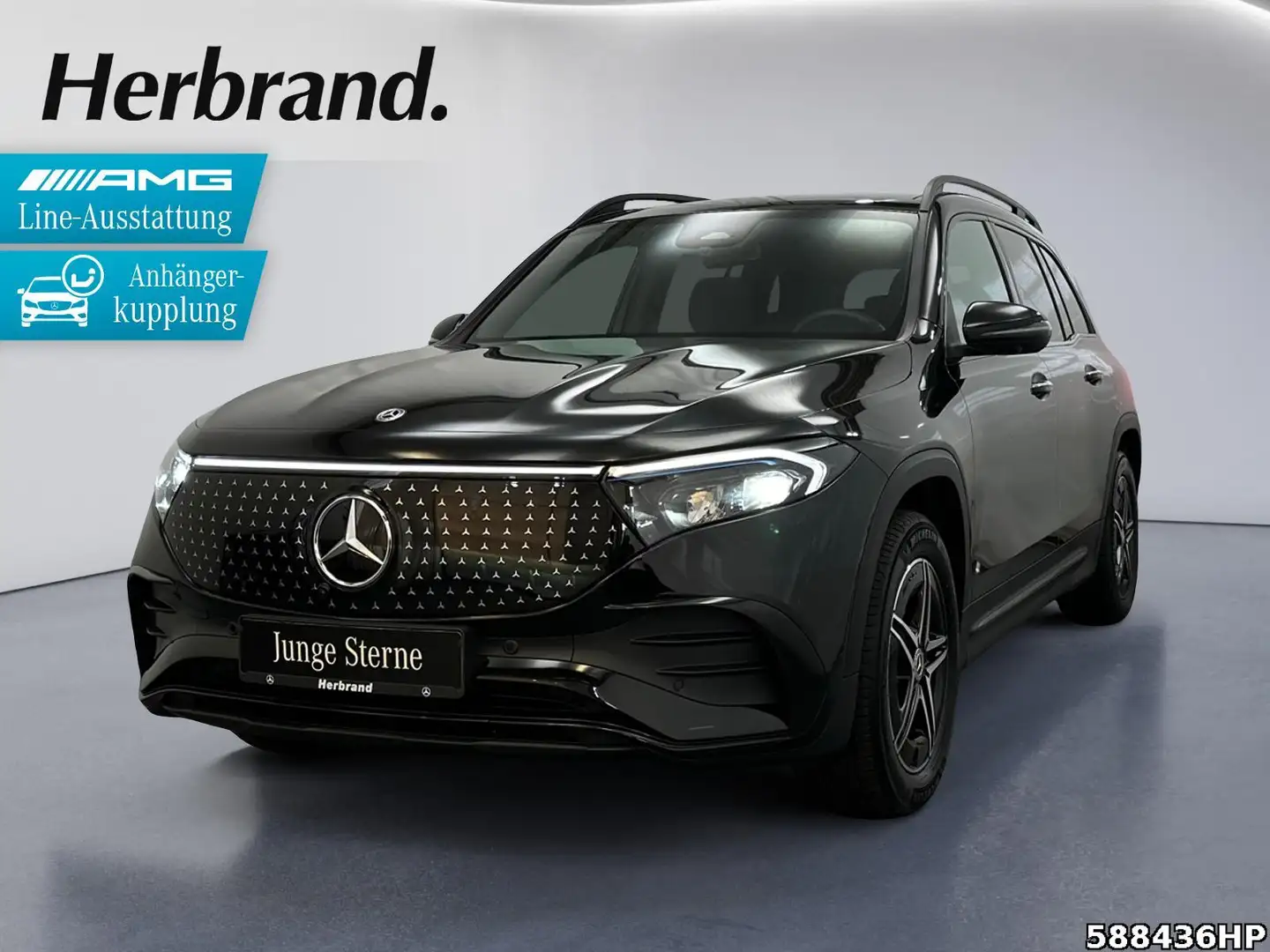 Mercedes-Benz EQB 300 4M AMG  Pano AHK Night Memory Distronic. Schwarz - 1
