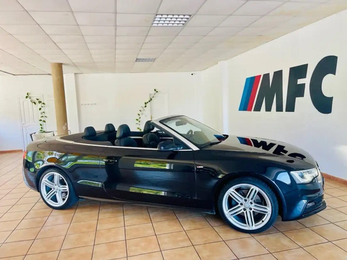 Audi A5 Cabrio 3.0TDI S line edition Mult. Negro - 2