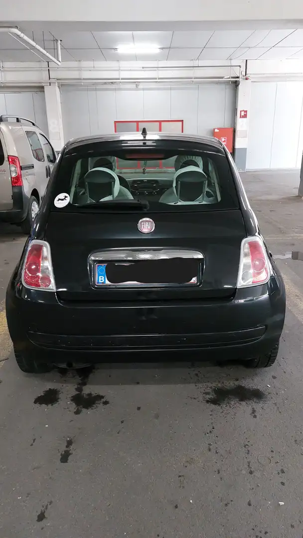 Fiat 500 1.2i Pop PUR-02 Stop Zwart - 2