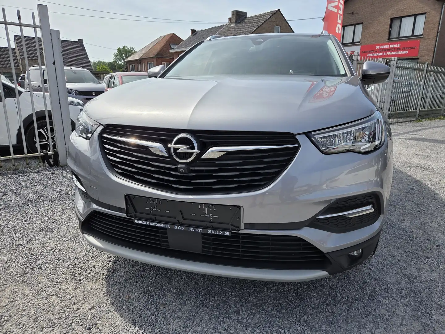 Opel Grandland X 1.2 Turbo☆NAV☆CAM V+A☆DAB☆CARPLAY☆CRUISE!☆AUTOMAAT Grijs - 2