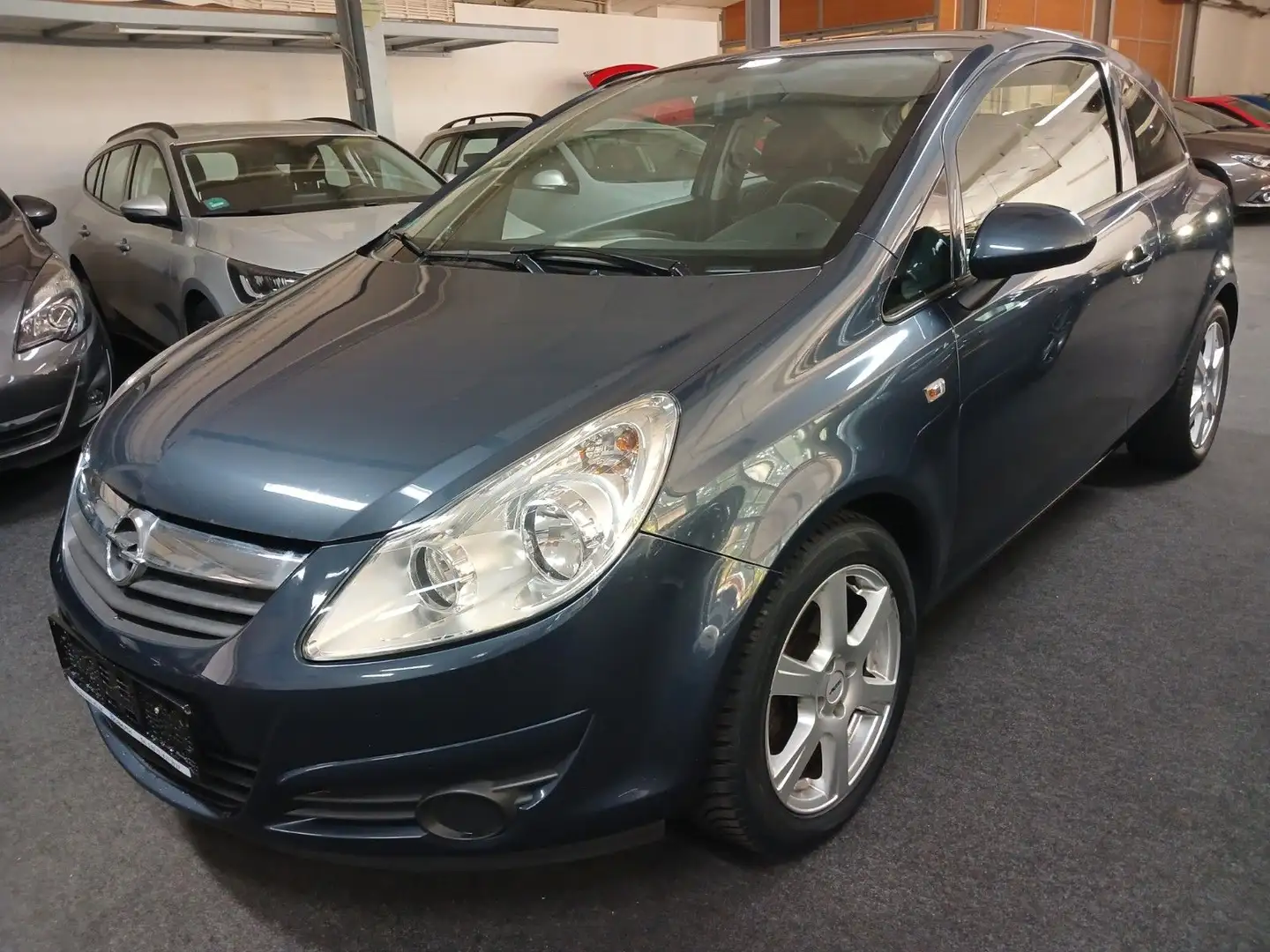 Opel Corsa D KLIMA PANORAMDACH TÜV 5/27 REIFEN NEU Grau - 1