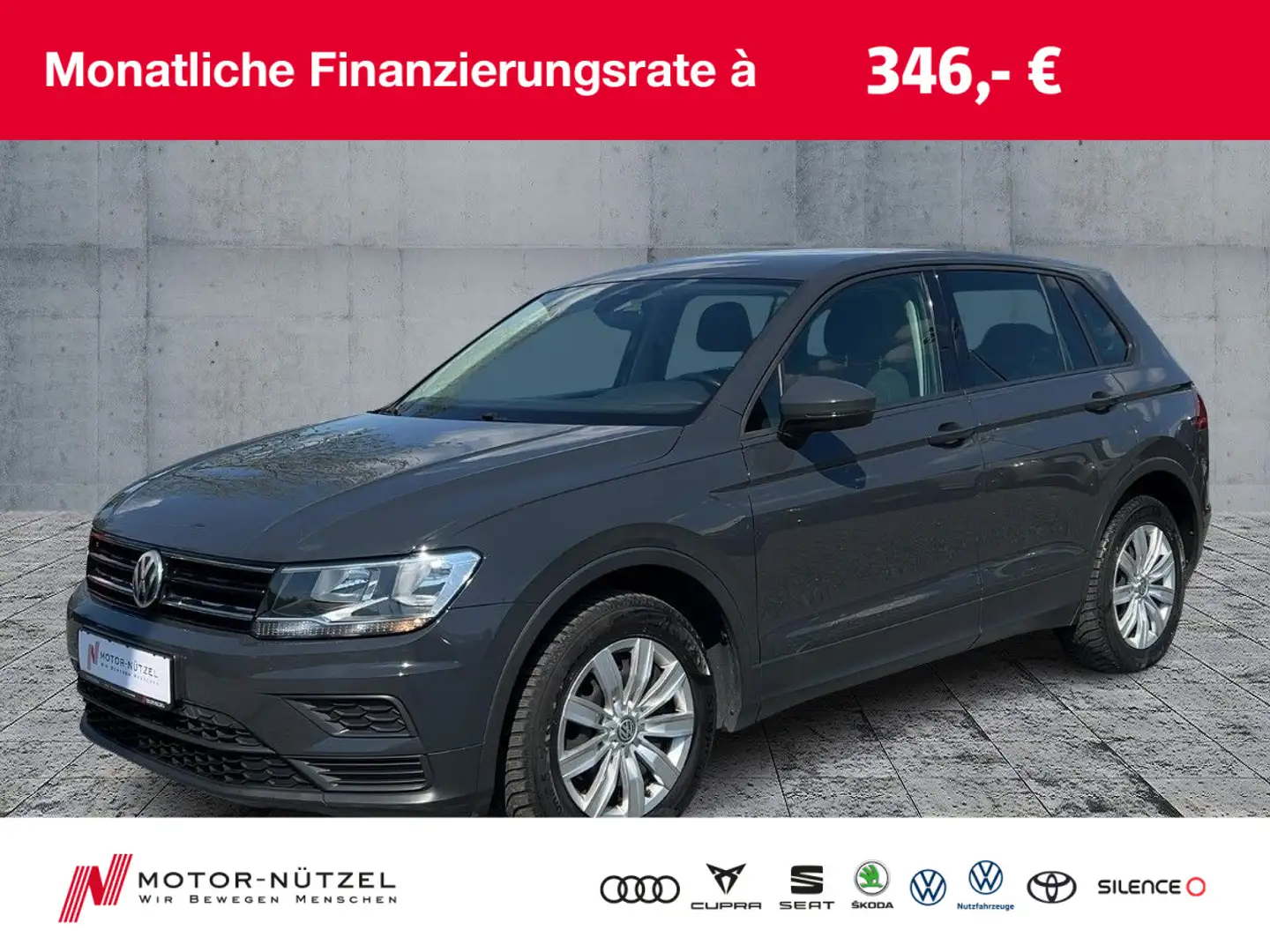 Volkswagen Tiguan 2.0 TDI TRENDLINE MFA+MAL+BLUETOOTH+KLIMA Gris - 1
