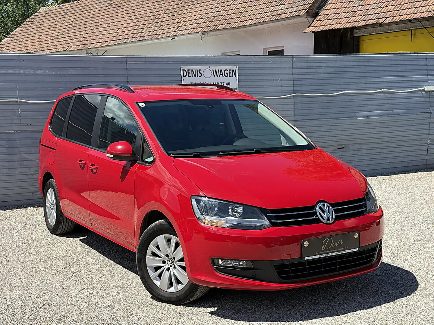 Volkswagen Sharan Trendline BMT 2,0 TDI DPF Rot - 2