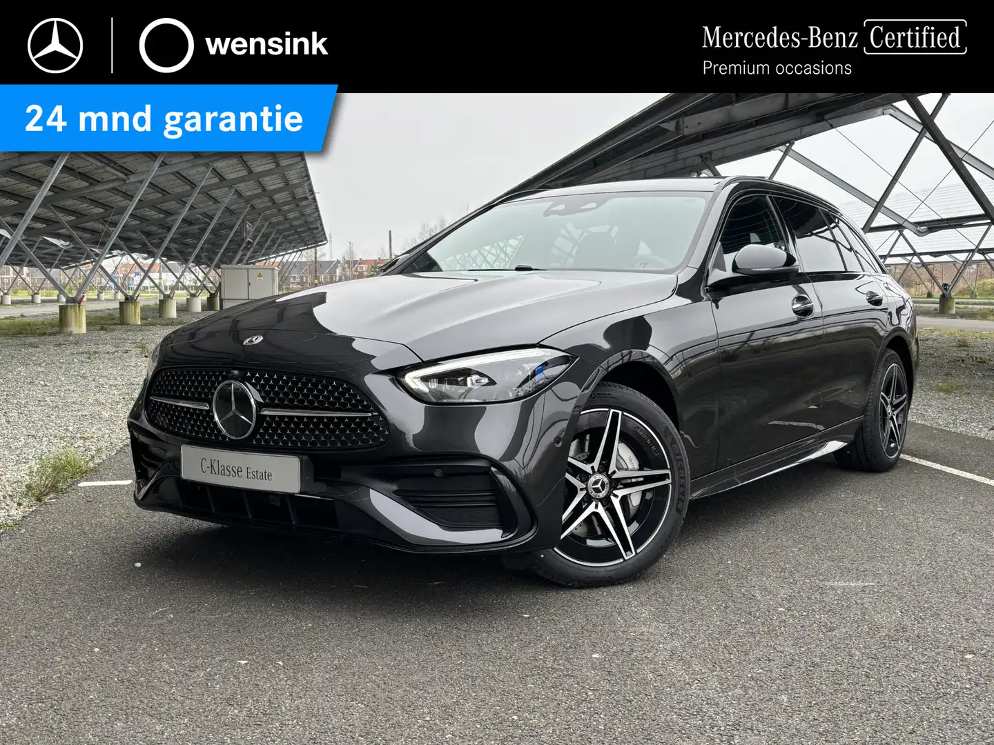 Mercedes-Benz C 300 e Star Edition AMG Line | Night | Panoramadak | Bu Gris - 1