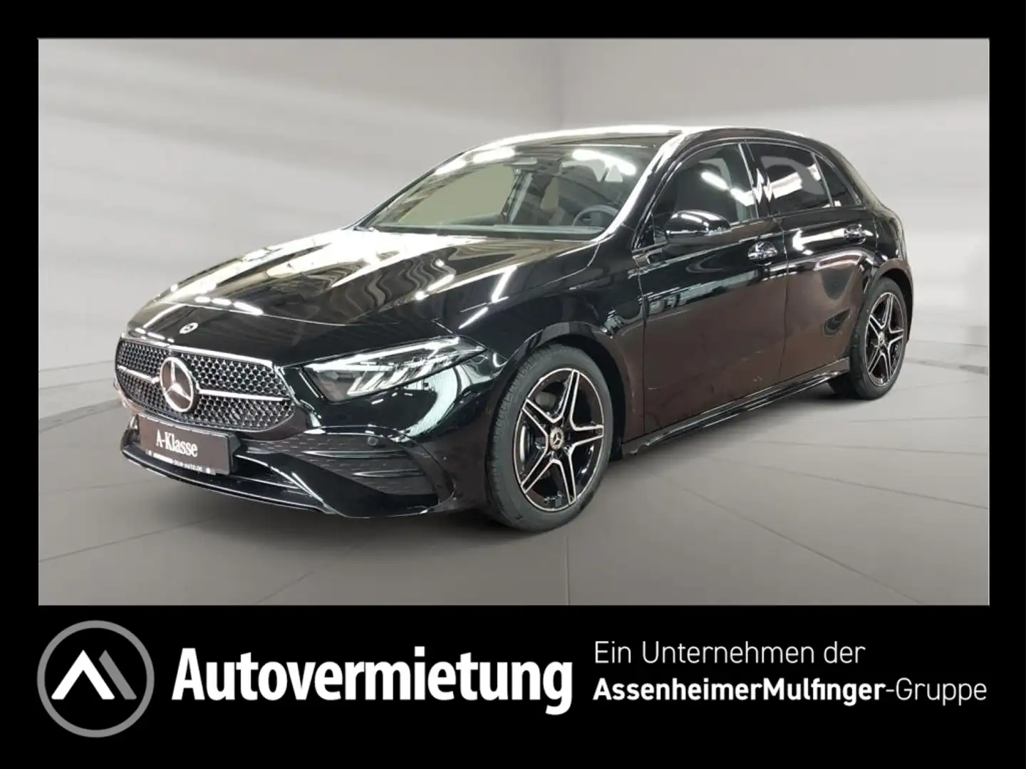 Mercedes-Benz A 180 +MBUX+Wide+AMG+Cam+SpurW+S-Sitz+W-Paket+LM Schwarz - 1