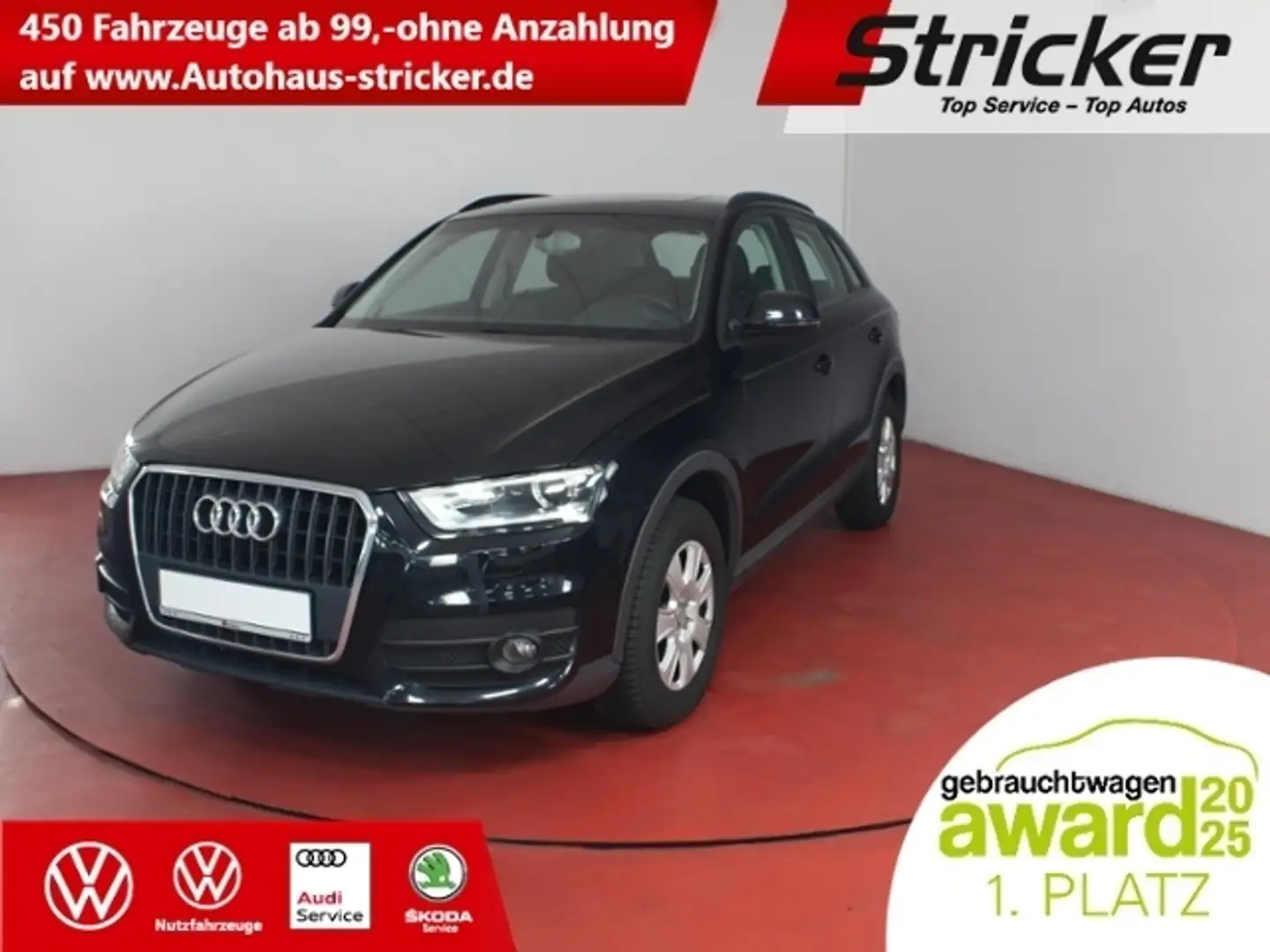 Audi Q3 2.0 TDI TÜV bis 08.2027 AHK Pano Noir - 1