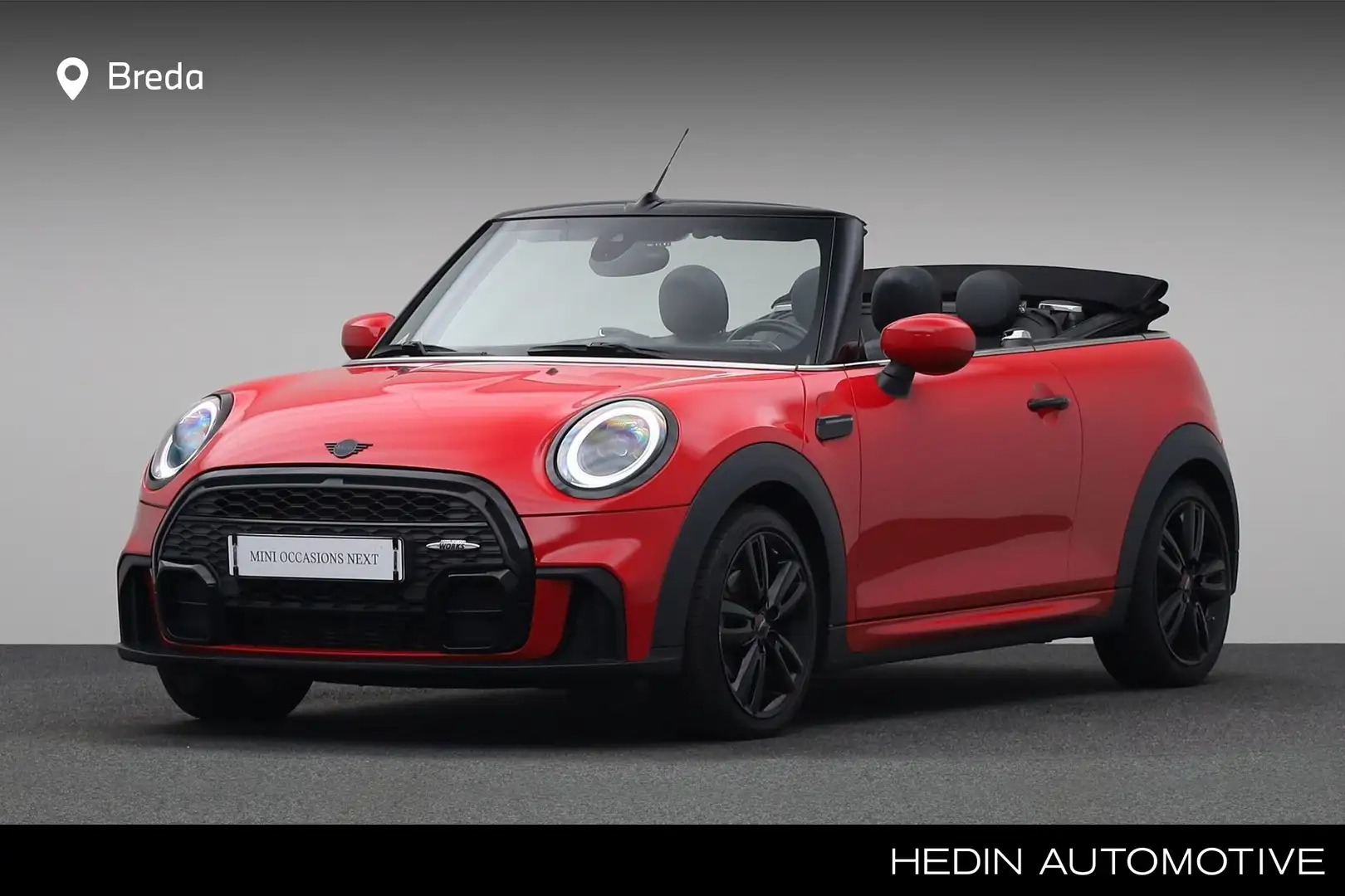 MINI John Cooper Works Cabrio 1.5 Cooper | 17" LM JCW Track Spoke zwart | Drivin Rouge - 1