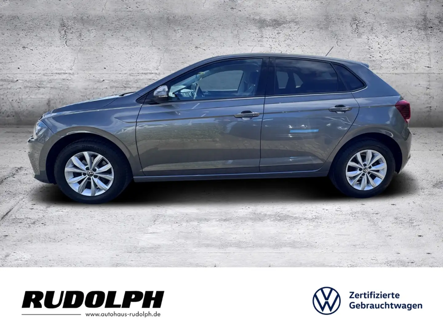 Volkswagen Polo 1.0 TSI Highline DSG LED BT PDCv+h Klima Temp ACC Gris - 2