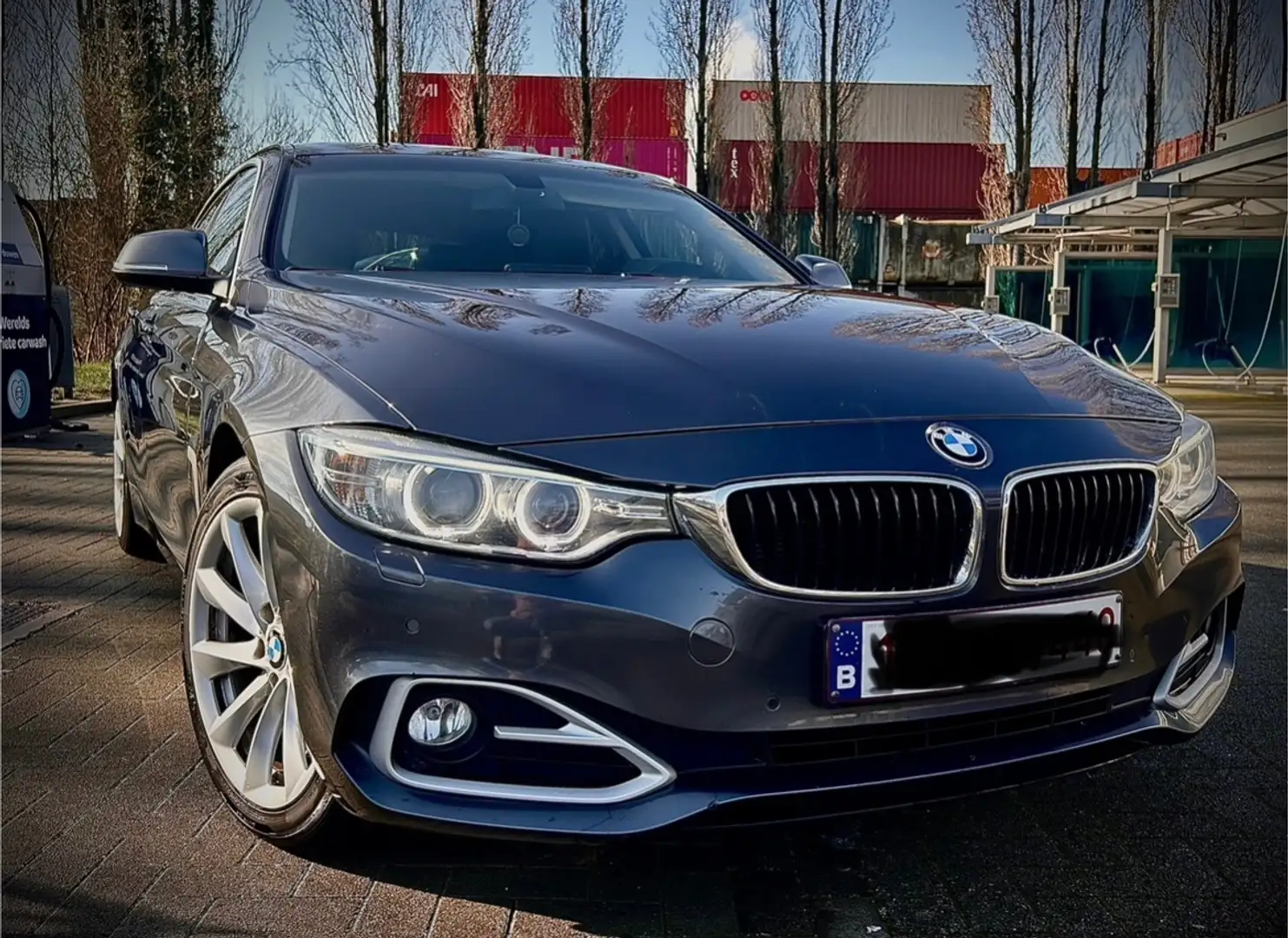 BMW 418 418d Gran Coupe Luxury Line Gris - 1