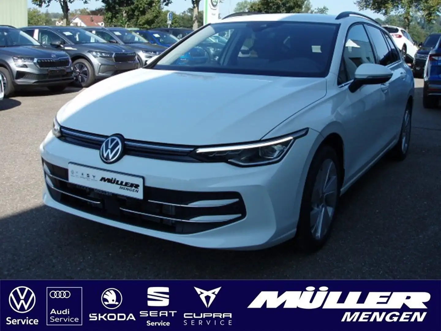 Volkswagen Golf Var. 1.5 eTSI Style AHK/NAVI White - 1