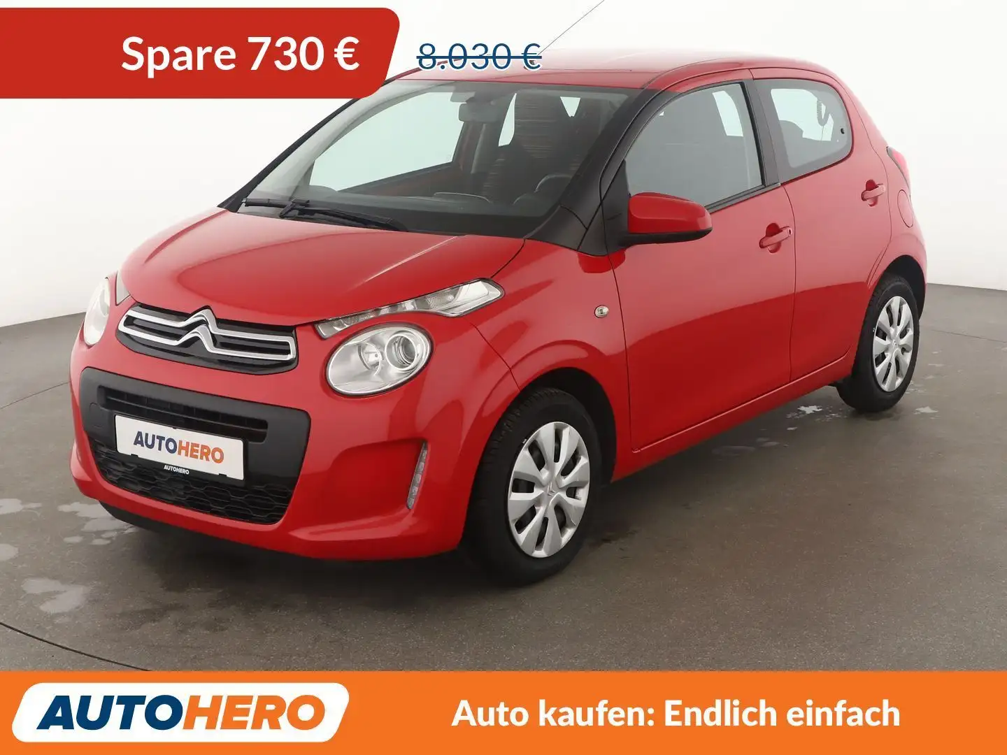 Citroen C1 1.0 VTi Feel*TEMPO*KLIMA*GARANTIE* Rouge - 1
