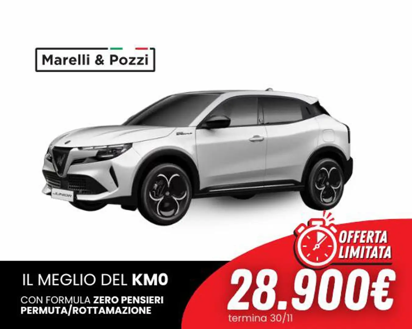 Alfa Romeo Junior Junior 1.2 145 CV Hybrid eDCT6 Speciale Weiß - 1