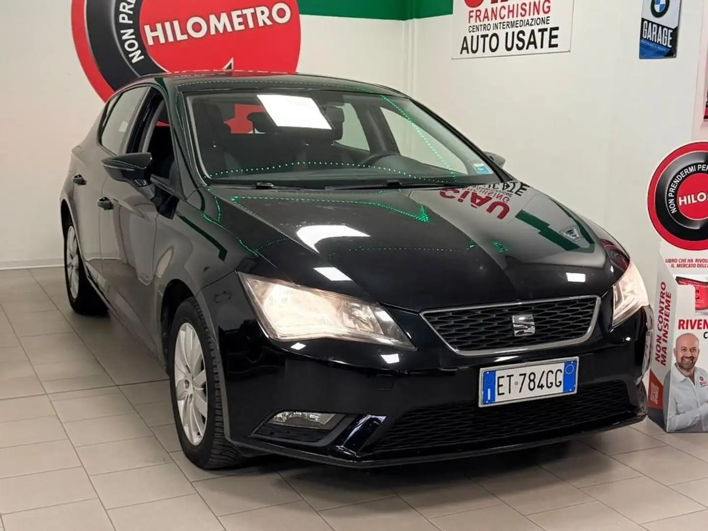 SEAT Leon Leon III 2013 5p 1.6 tdi cr Business 90cv Schwarz - 1