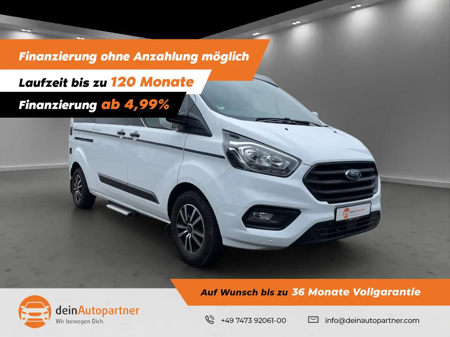 Ford Transit Custom Weiß - 1