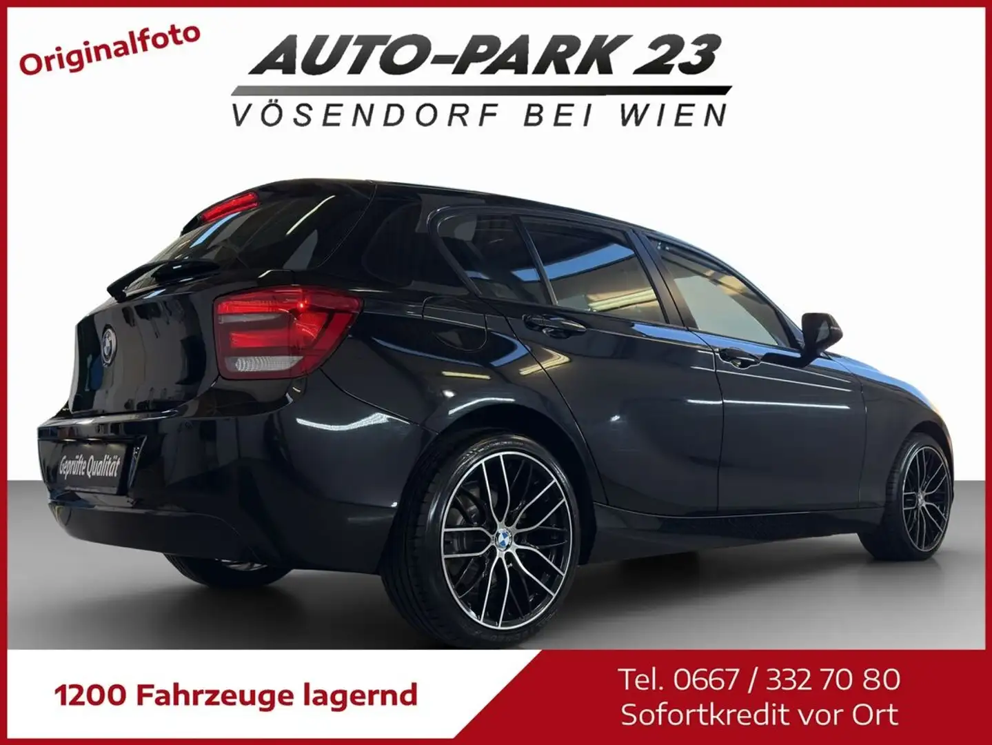 BMW 116 i Österreich-Paket**NEUES-PICKERL 3/2027**MOD2012 Schwarz - 2