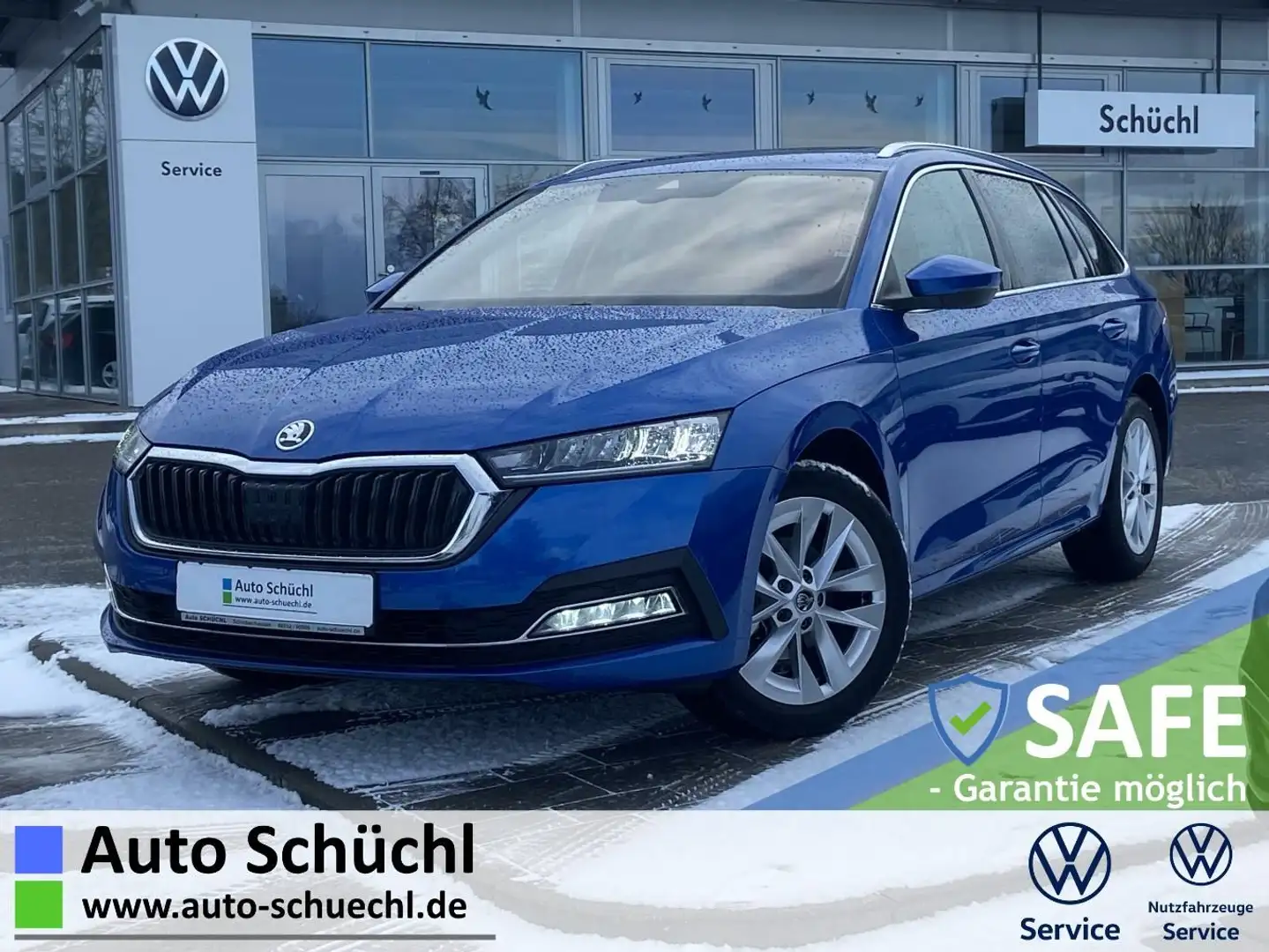 Skoda Octavia Combi 2.0 TDI DSG Style LED+AHK+HEAD-UP+ Blau - 1