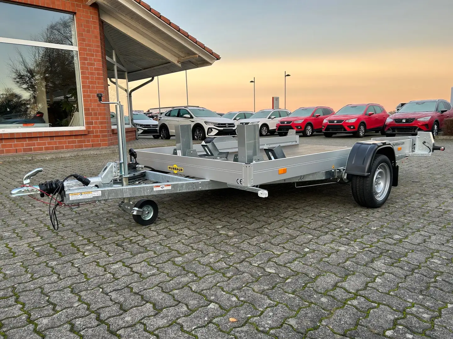 Humbaur Motorradanhänger HKT 133117 S 1,35t absenkbar g... - 2