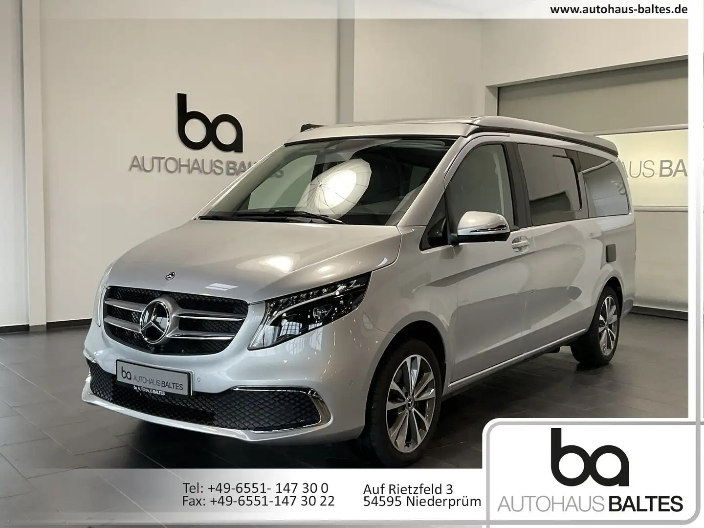 Mercedes-Benz V 300 V 300 d Marco Polo 4MATIC ILS/360*/ACC/STHZG/AHK Argent - 1