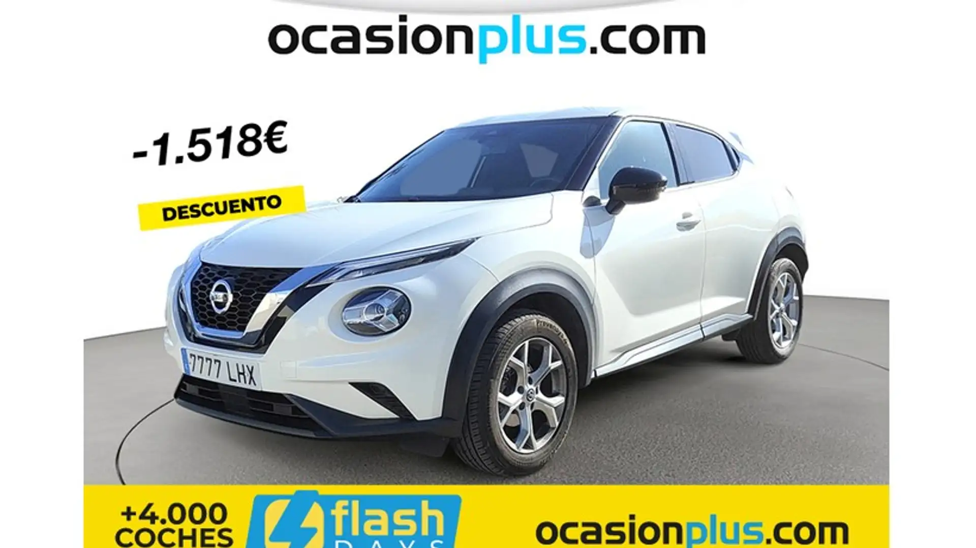 Nissan Juke 1.0 DIG-T Acenta 4x2 DCT 7 117 Blanco - 1