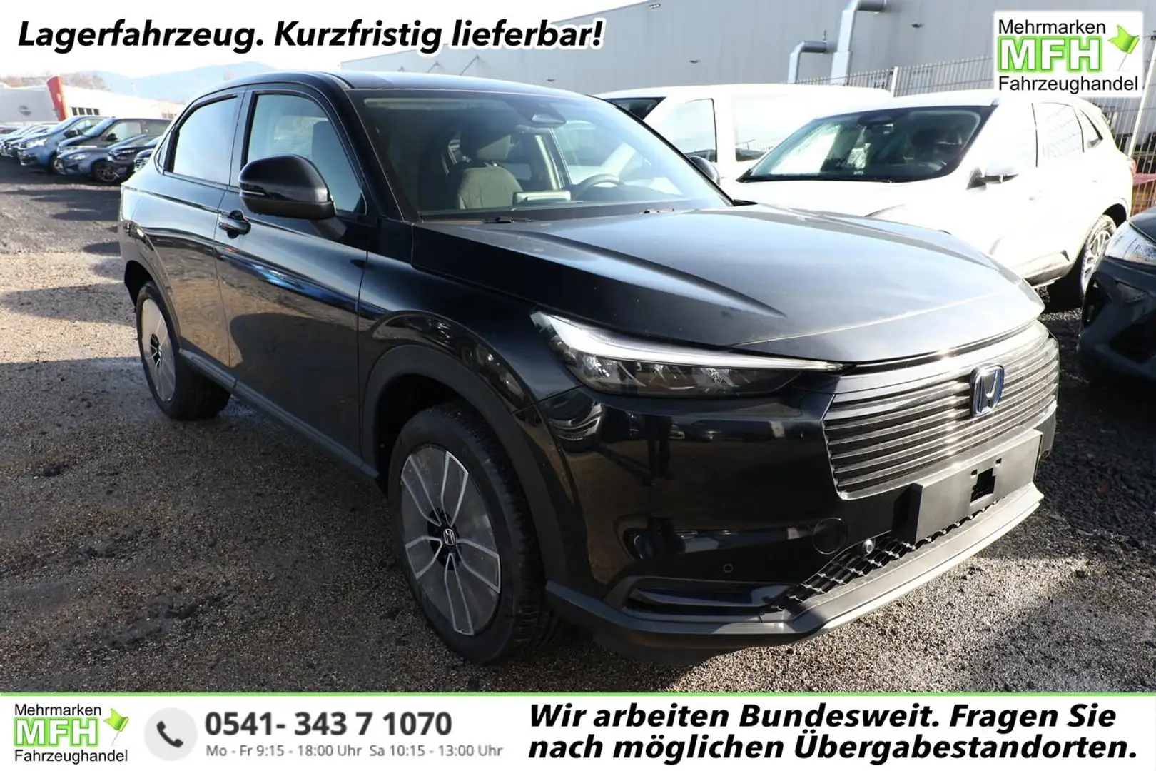 Honda HR-V Elegance e:HEV 131 LED ACC SHZ Keyl Kam Nav 96 ... Negro - 1