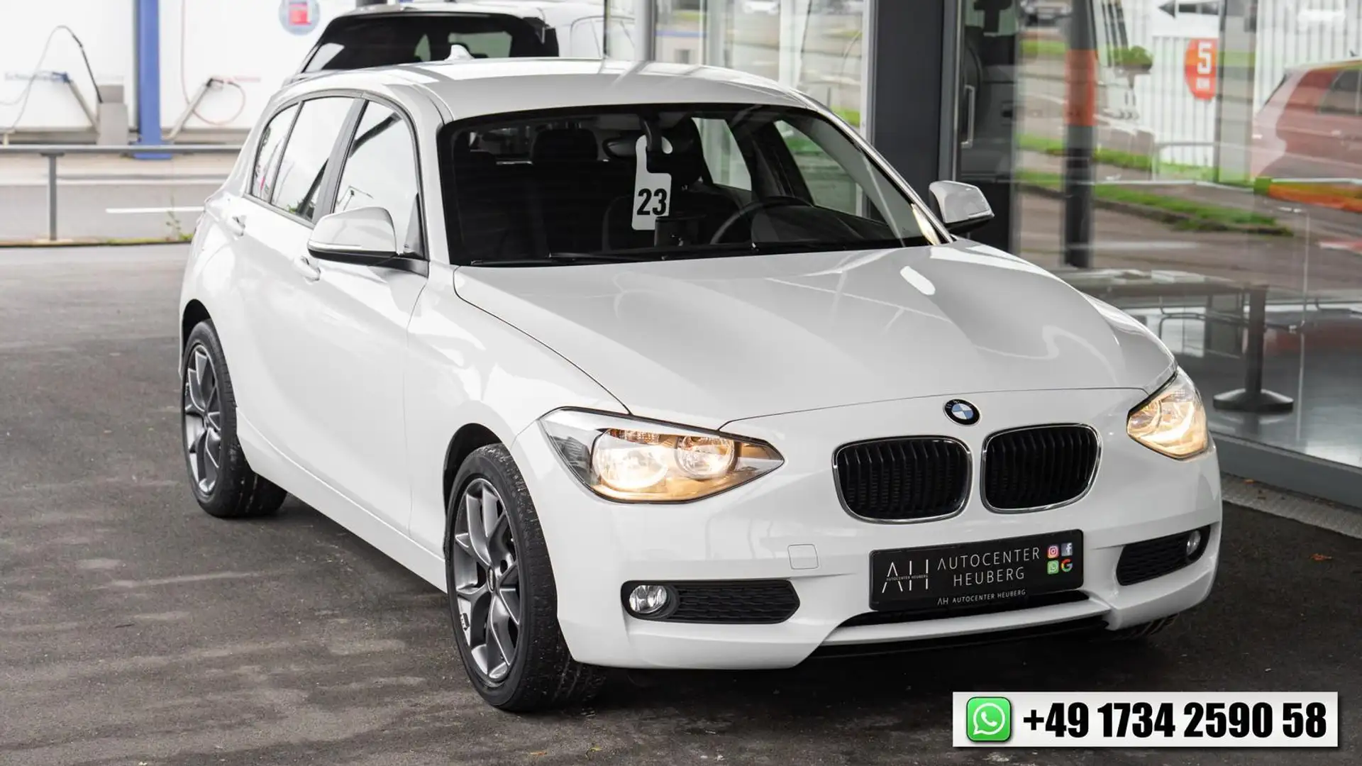 BMW 114 i NAVI*SHZ*PDC*2.HAND Blanco - 1