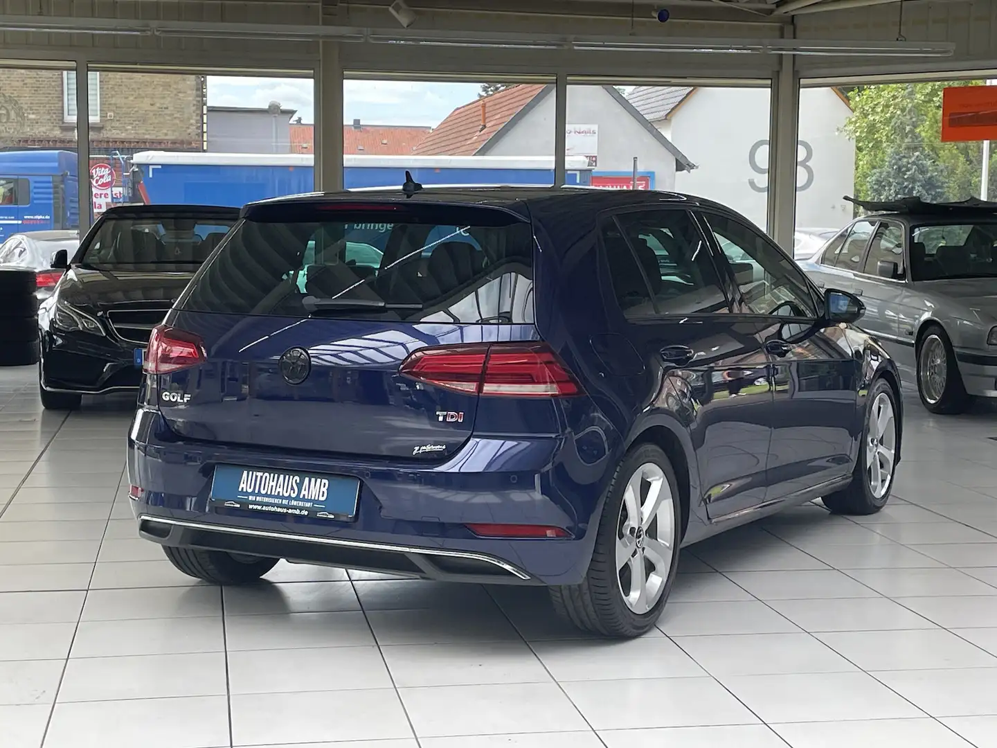 Volkswagen Golf 1.6TDI Comfortl. Navi Sitzh. AppConnect ACC Bleu - 2