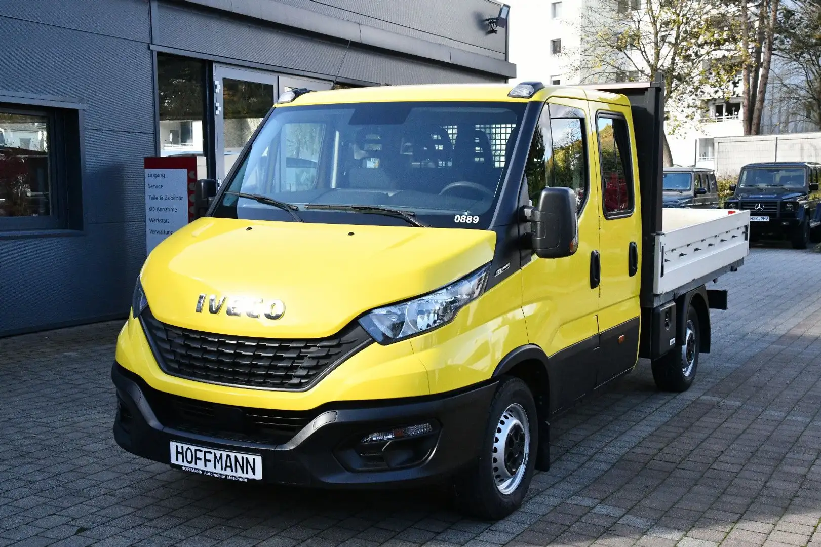 Iveco Daily 35S160 Doppelkabine Pritsche RWD *AHK 3,5T Gelb - 2