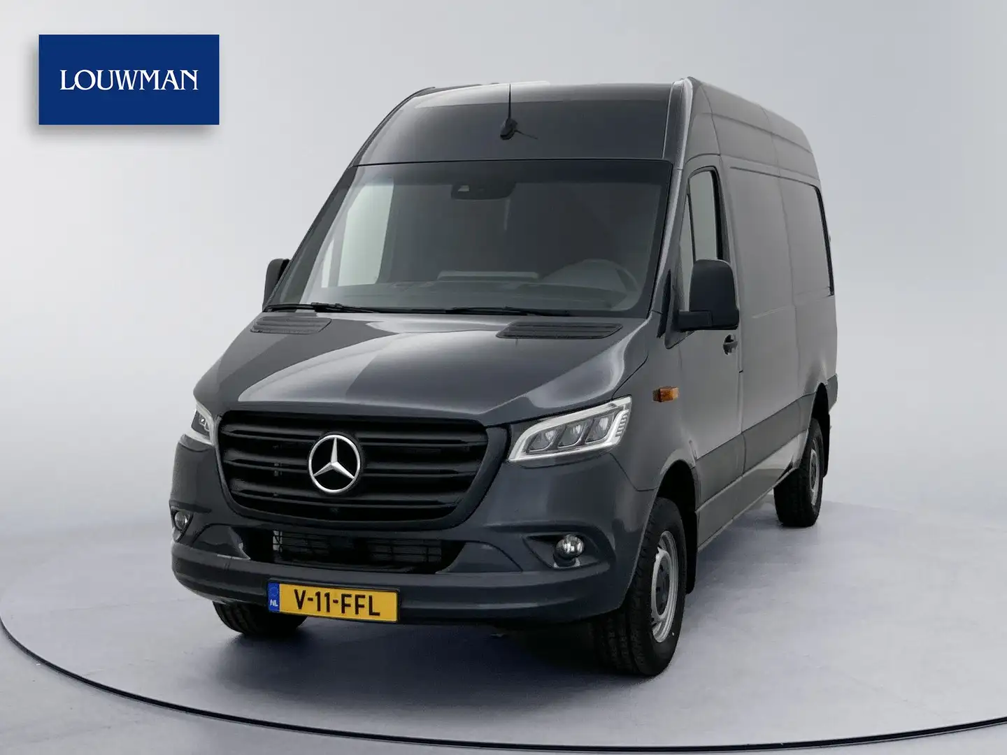 Mercedes-Benz Sprinter 319 1.9 CDI 366 L2H2 9G-Automaat Nieuw BPM Vrij LE Grijs - 2