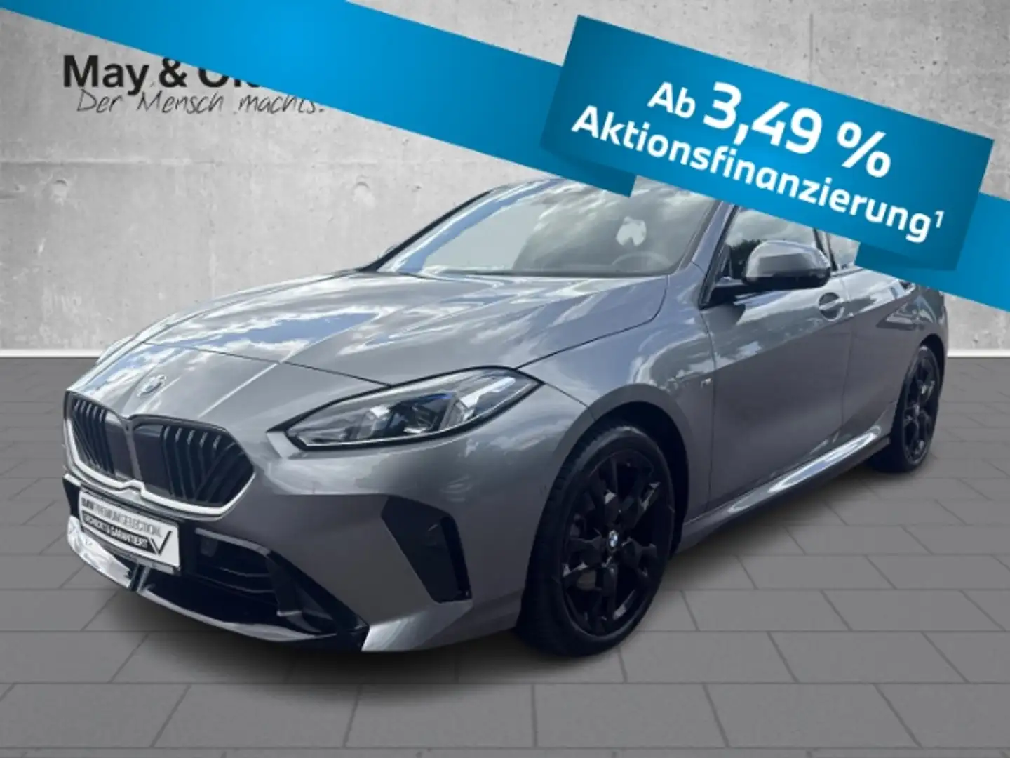 BMW 120 Aut. M Sport LED Navi HuD H/K ACC Kamera Grau - 1