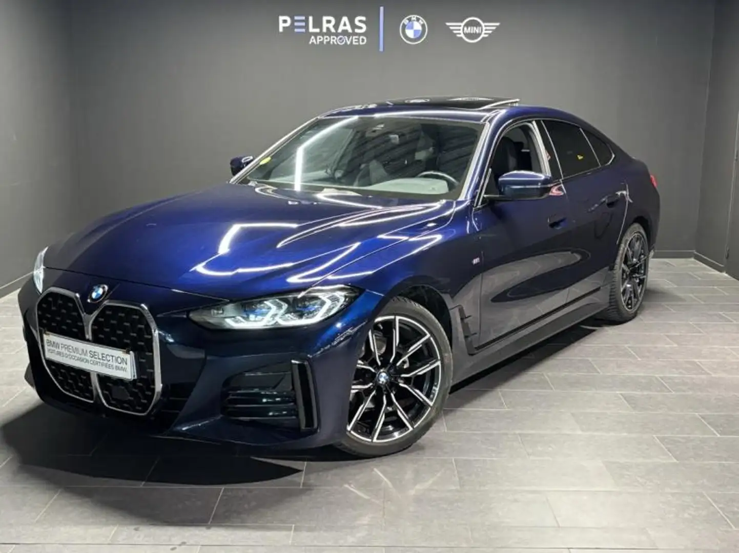 BMW 420 420dA xDrive 190ch M Sport Bleu - 1