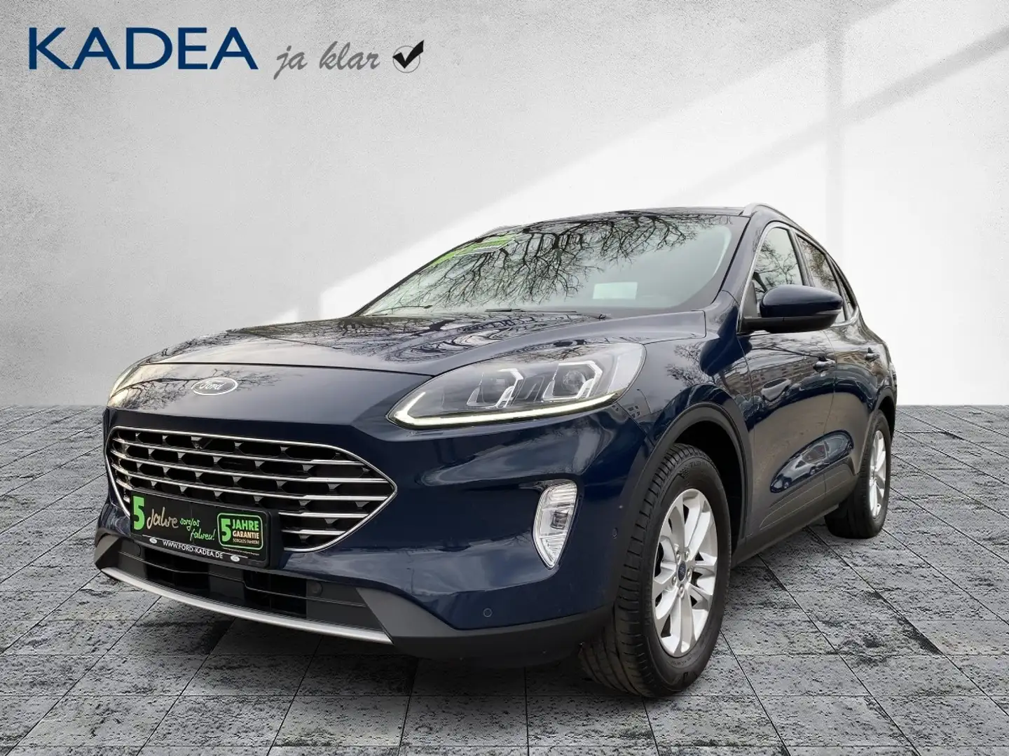 Ford Kuga Titanium X AHKschwenkb*LEDblendfr*8xbereift Bleu - 2