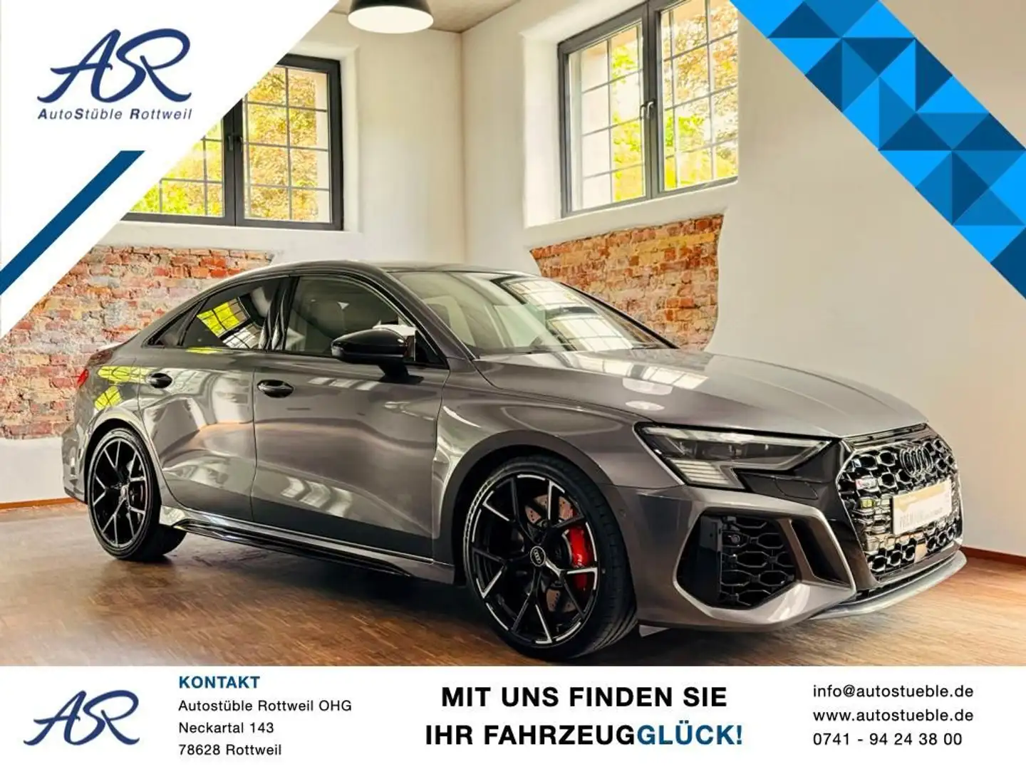 Audi RS3 quattro Matrix RS-AGA Pano Kam virtual B&O Grigio - 1