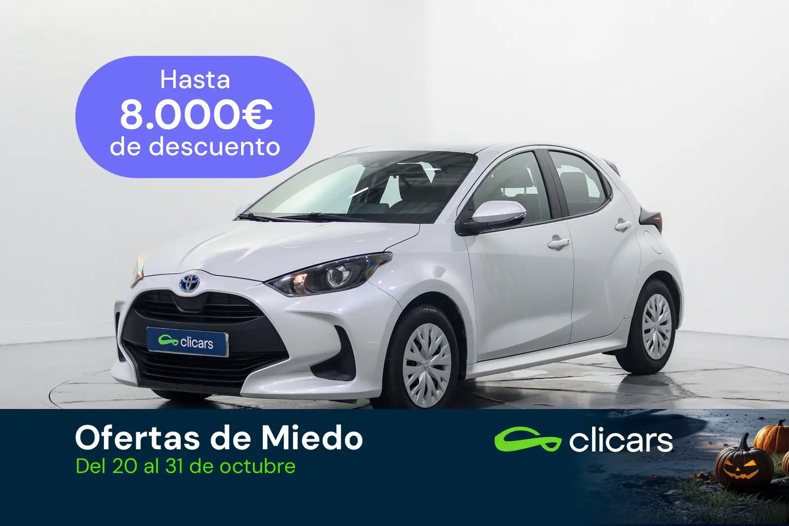 Toyota Yaris 120H 1.5 Active Tech Blanc - 1