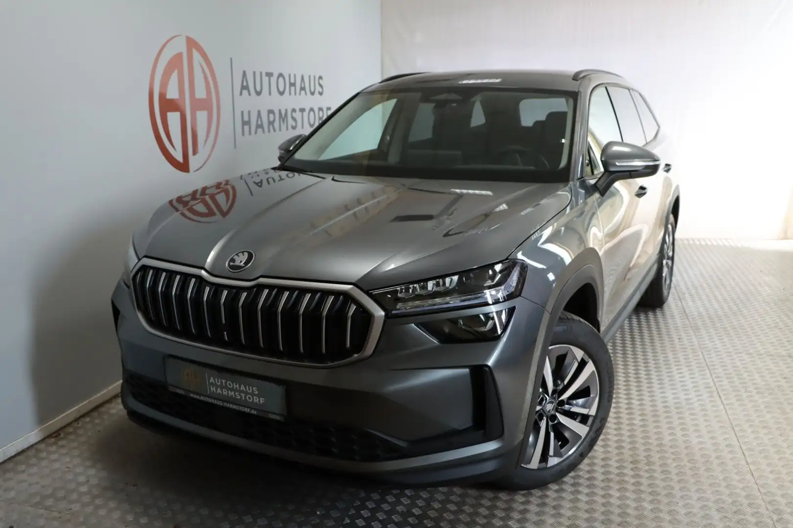 Skoda Kodiaq 1.5 TSI 7-Sitze Matrix Navi AHK Grijs - 1