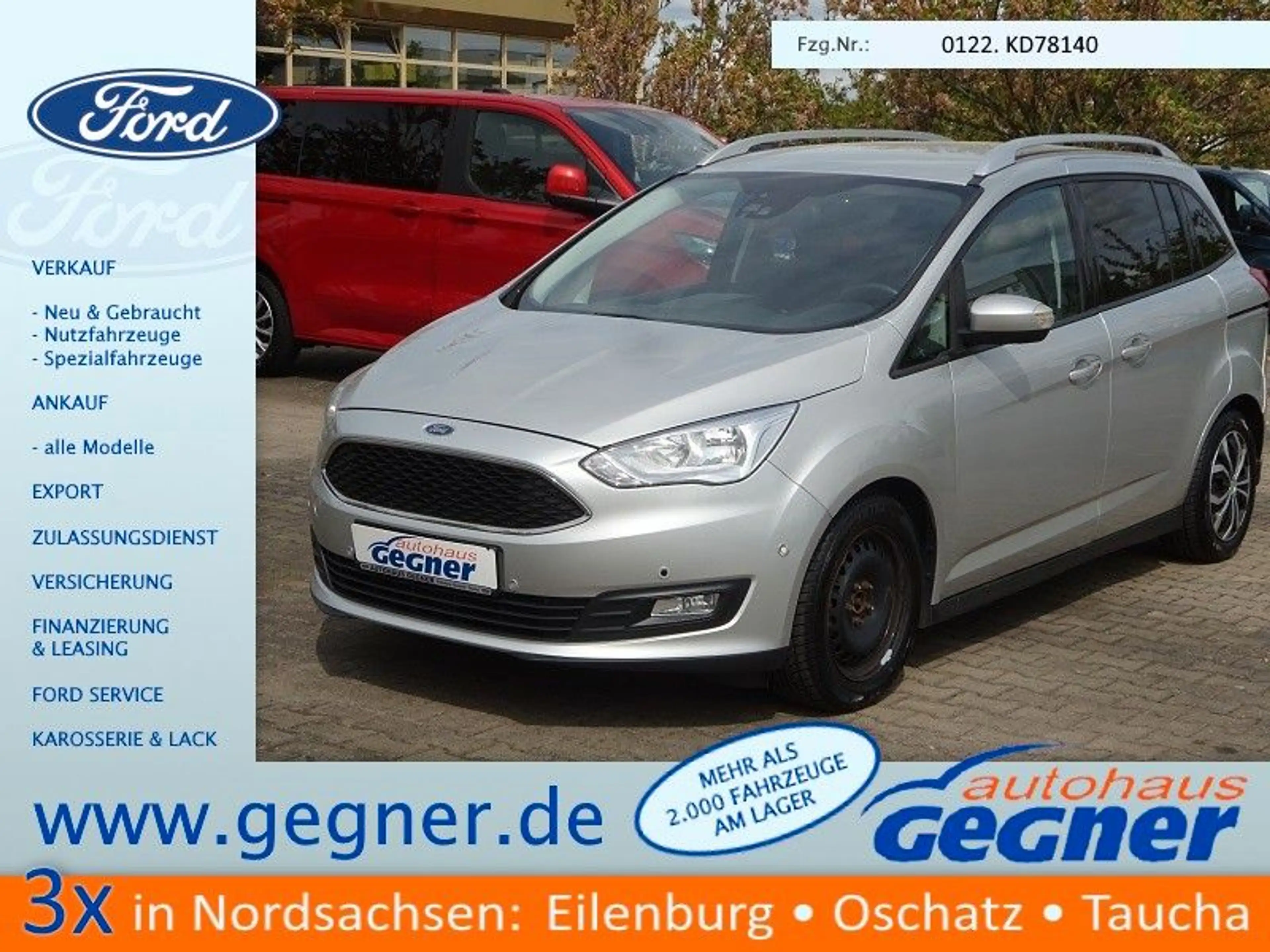 Ford Grand C-Max 125PS Cool & Connect Navi 7-Sitze