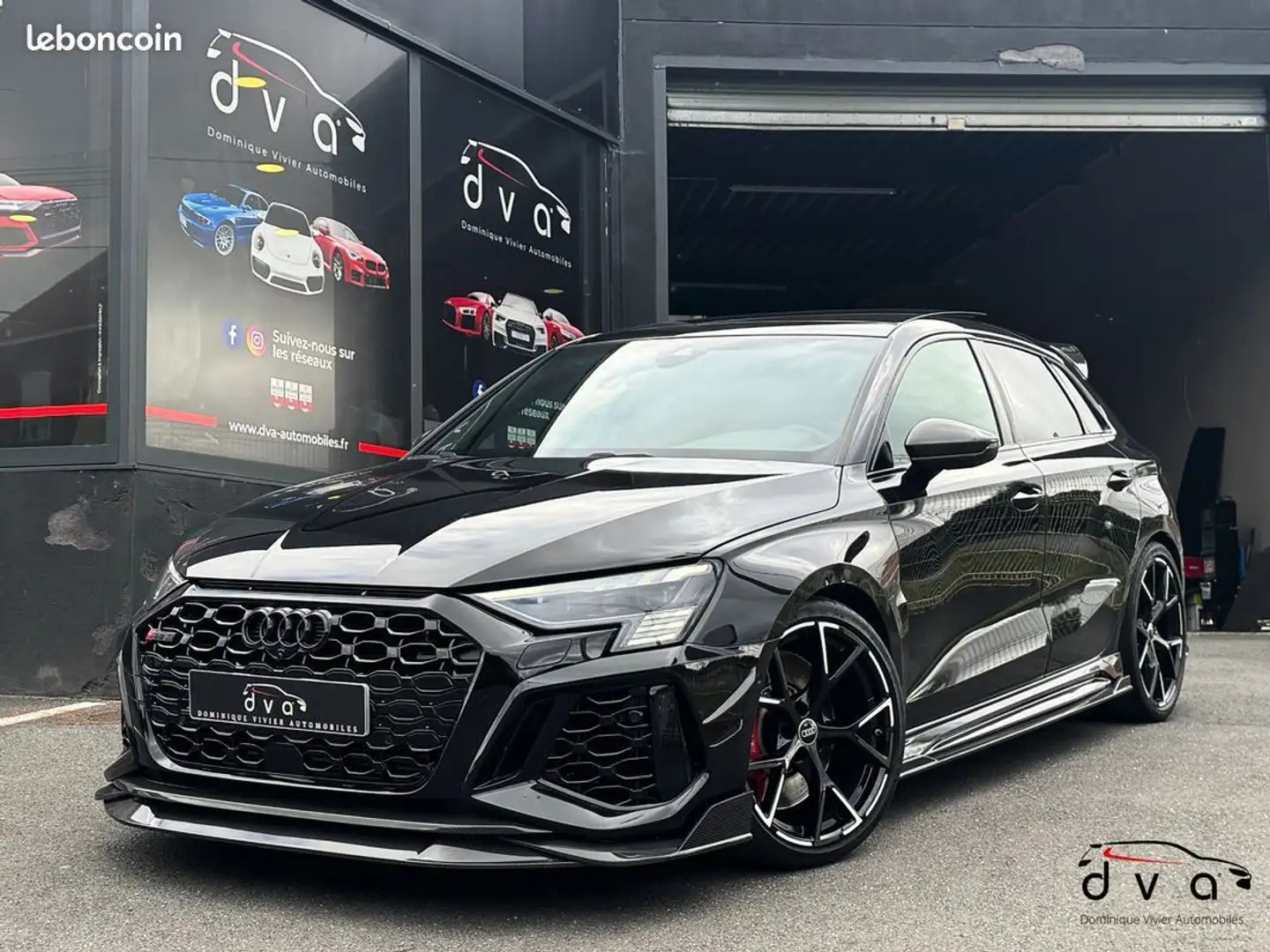 Audi RS3 8Y 2.5 TFSI 400 ch Française Noir - 1