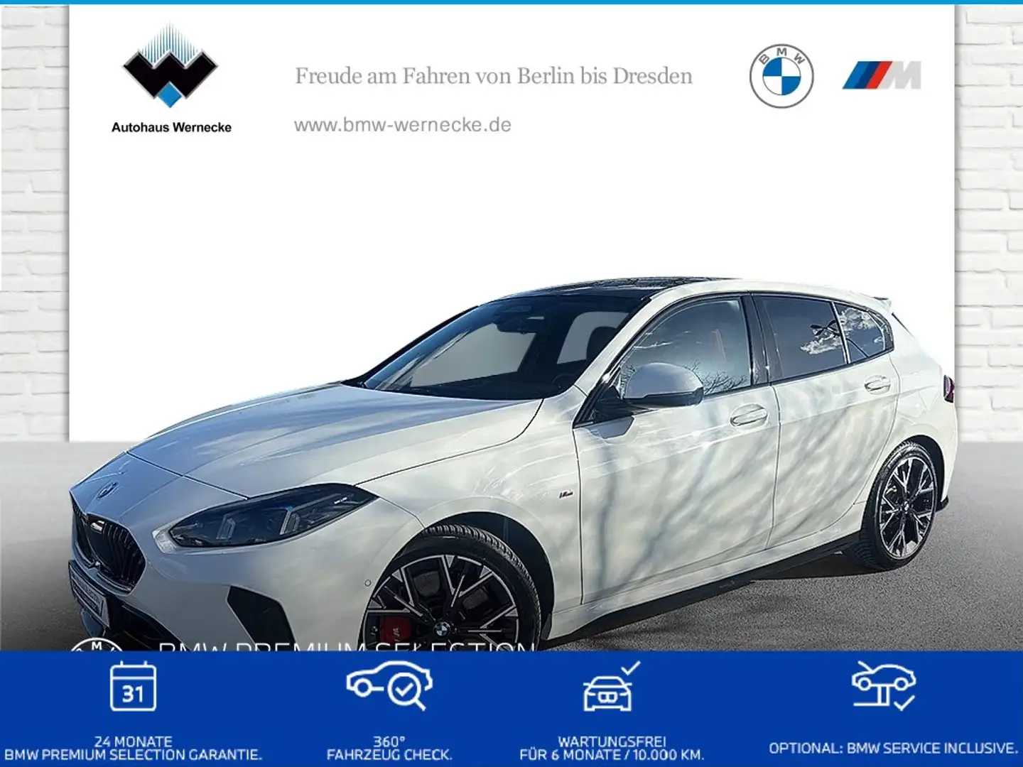 BMW 123 xDrive Hatch M Sportpaket Head-Up HK HiFi Blanco - 1