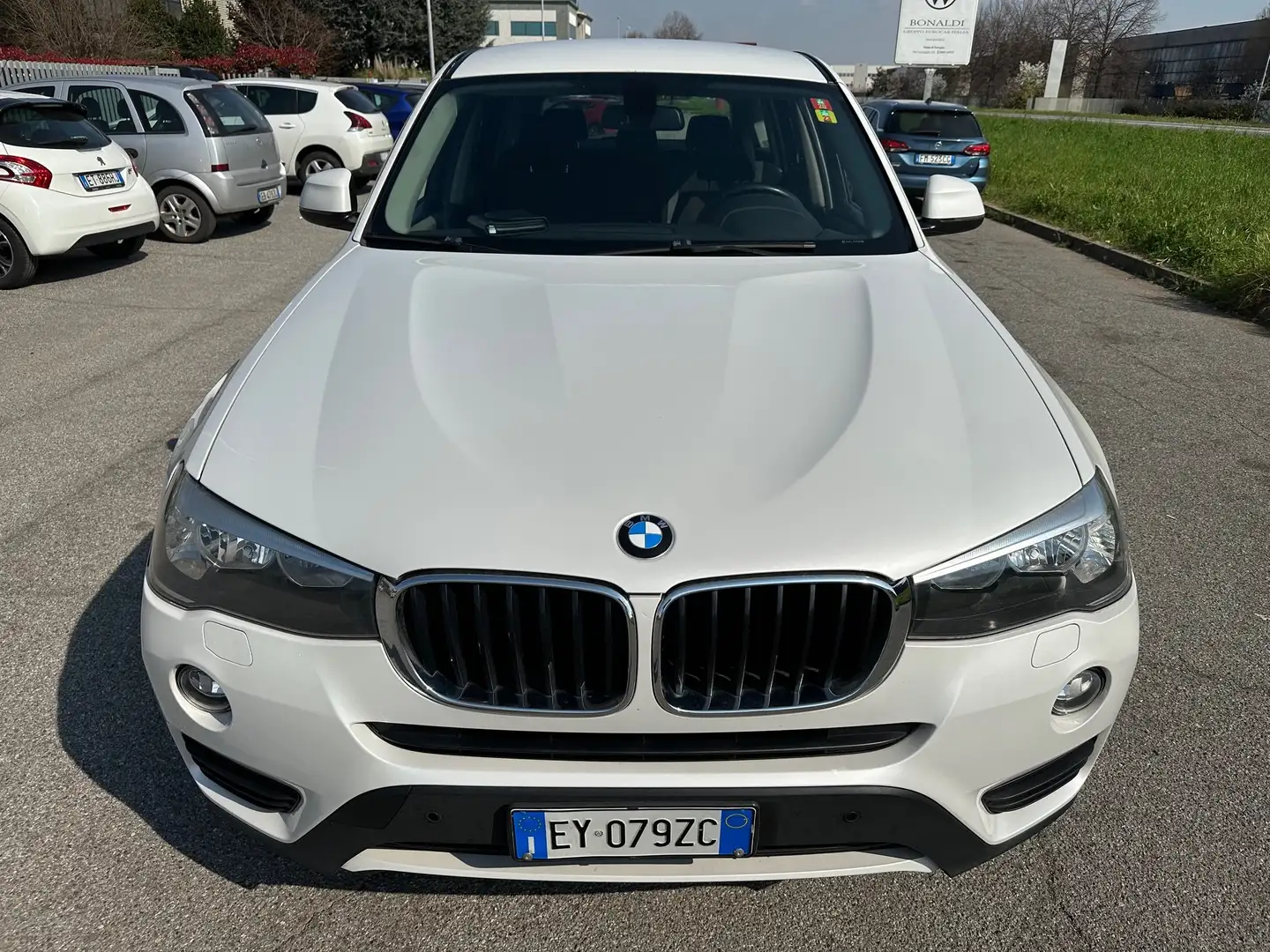 BMW X3 xDrive20d Business auto*EURO6*NAVI*CERCHI Bianco - 2