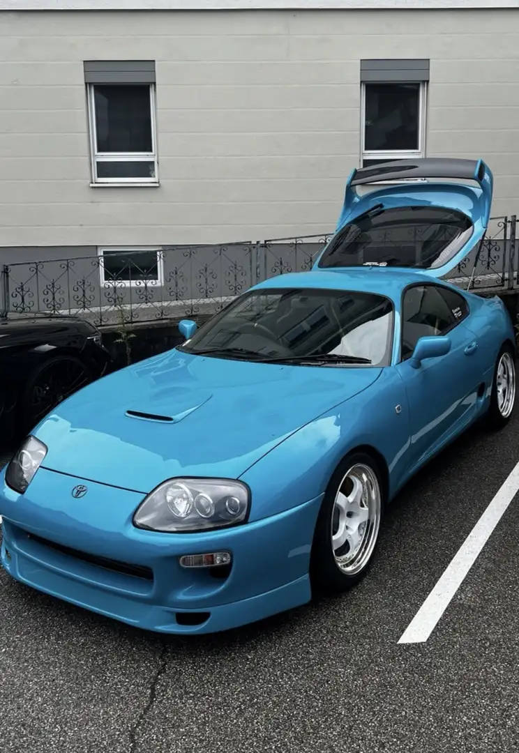 Toyota Supra Biturbo 6-Speed, JZA80, Porsche Miami Blue - 2