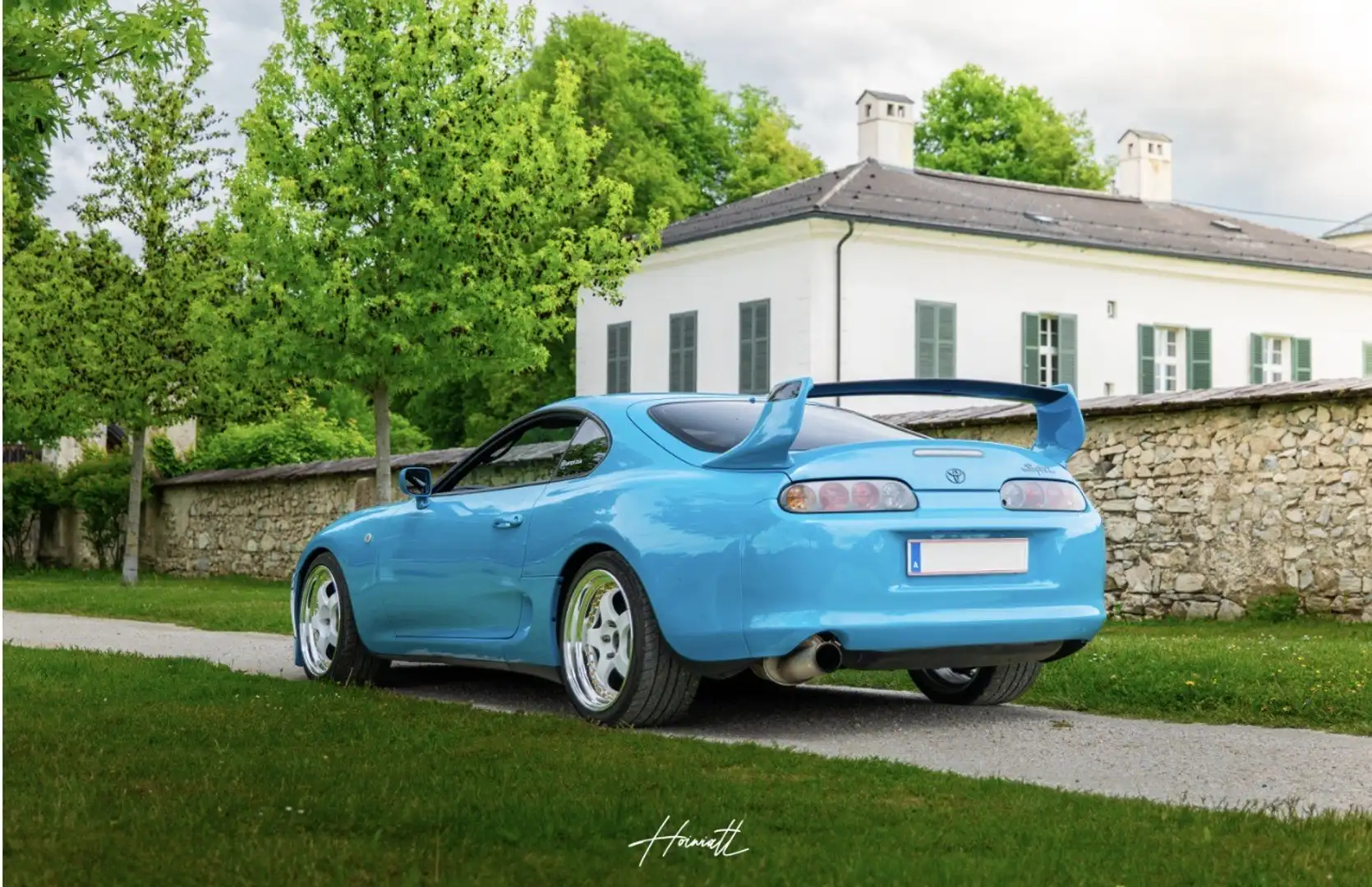 Toyota Supra Biturbo 6-Speed, JZA80, Porsche Miami Blue - 2