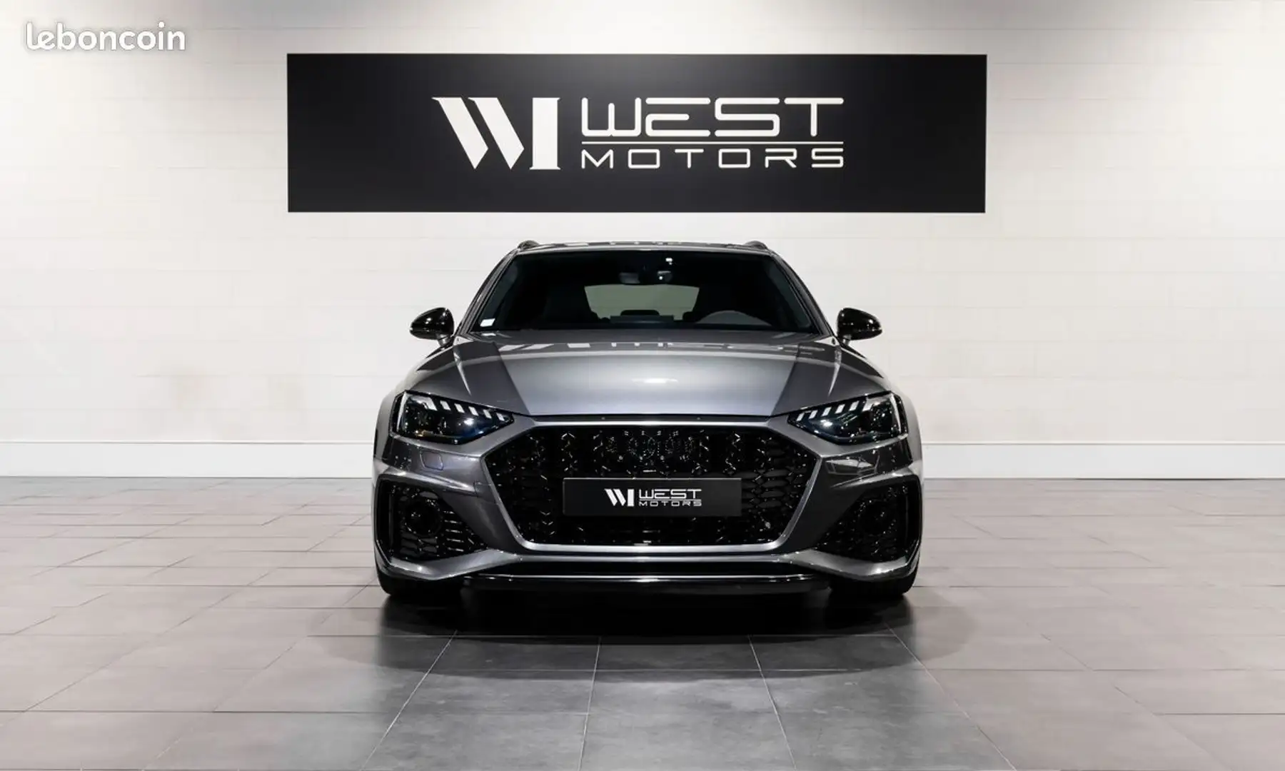 Audi RS4 V6 450 – IMMAT France Toit Pano Echapp. RS Différentiel Sport B&O Carbone 927E-MOIS Grigio - 2