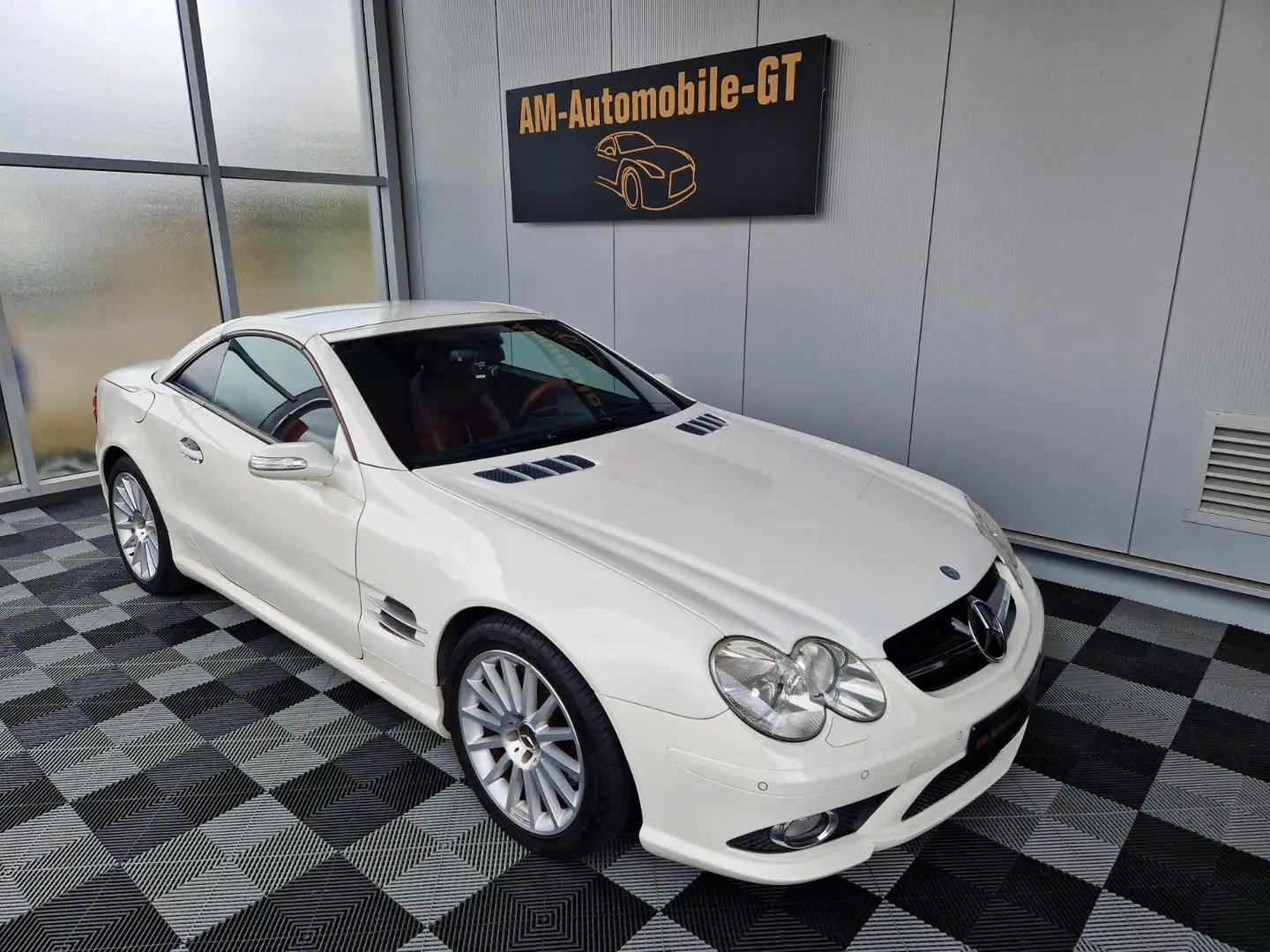 Mercedes-Benz SL 500 /5.5L*Deutsche Zulassung*Unfallfrei*BOSE* White - 1