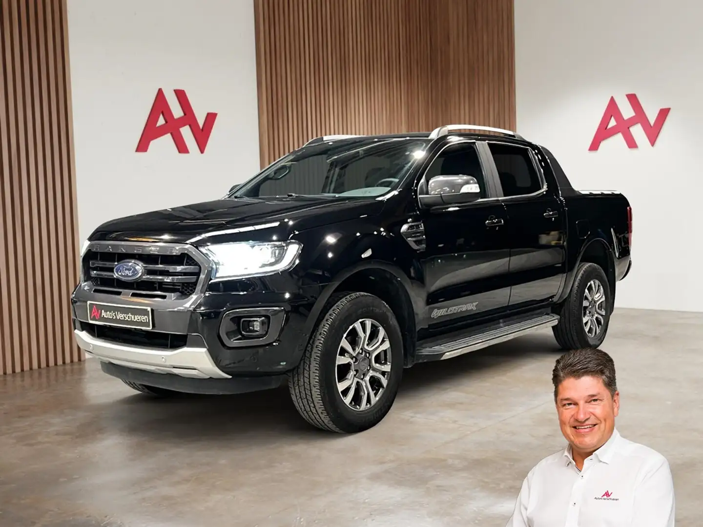 Ford Ranger 2.0 EcoBlue Wildtrack * 28.917 + BTW | ACC | Ca... Noir - 1