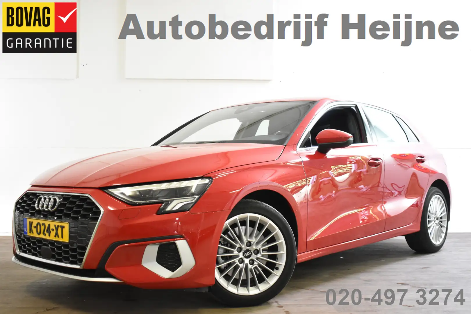 Audi A3 Sportback 35 TFSI 150PK S-TRONIC BUSINESS SPORT NA Rouge - 1
