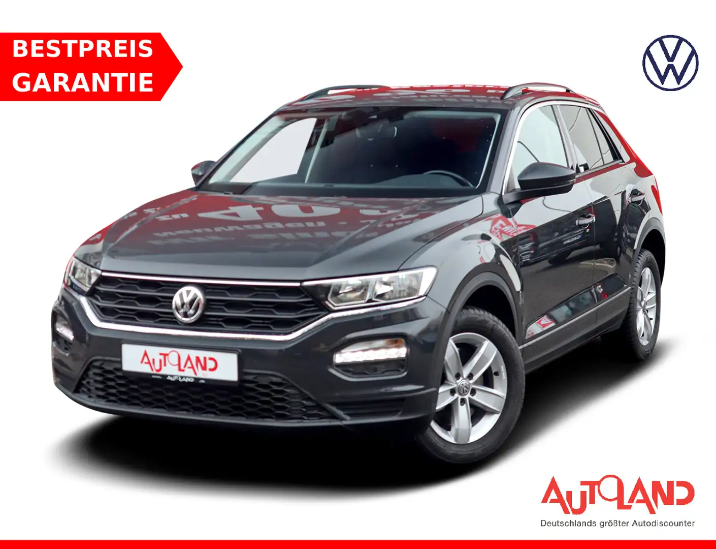 Volkswagen T-Roc 1.0 Navi Sitzheizung PDC AAC Grijs - 1