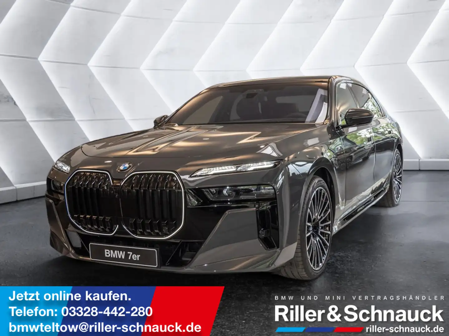 BMW 740 d xDrive M-Sport SITZBELÜFTUNG PANO 360° Gris - 1