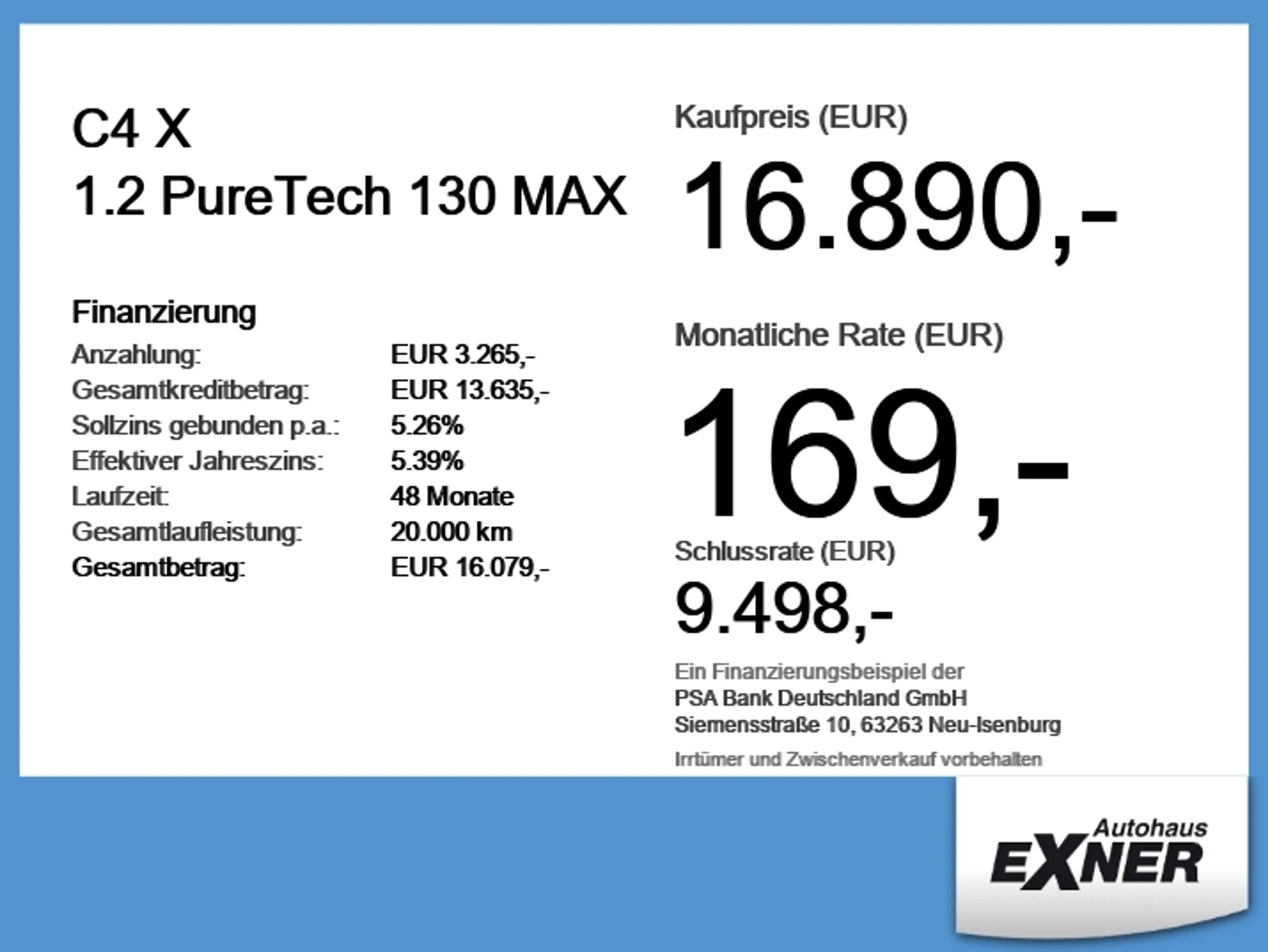 Citroen C4 X 1.2 PureTech 130 MAX ACC+LED+Navi+SHZ+360 — photo 6