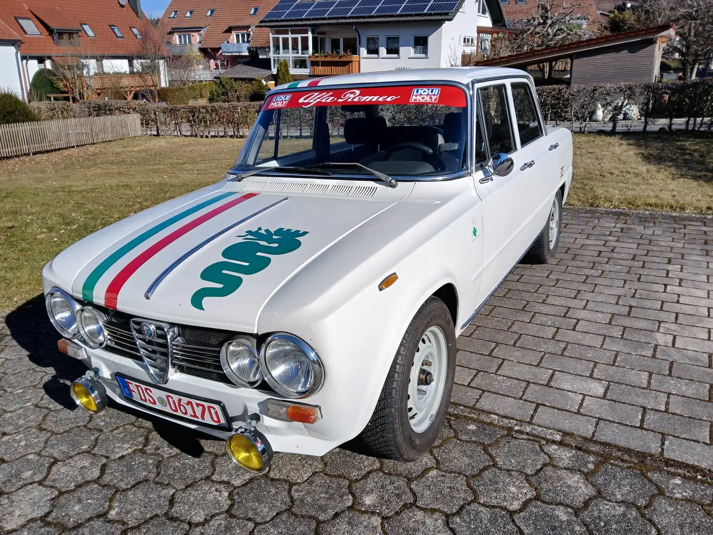 Alfa Romeo Giulia Super 1600 Biscione, Oldtimer, 2. Hand, Motor15tkm Weiß - 1